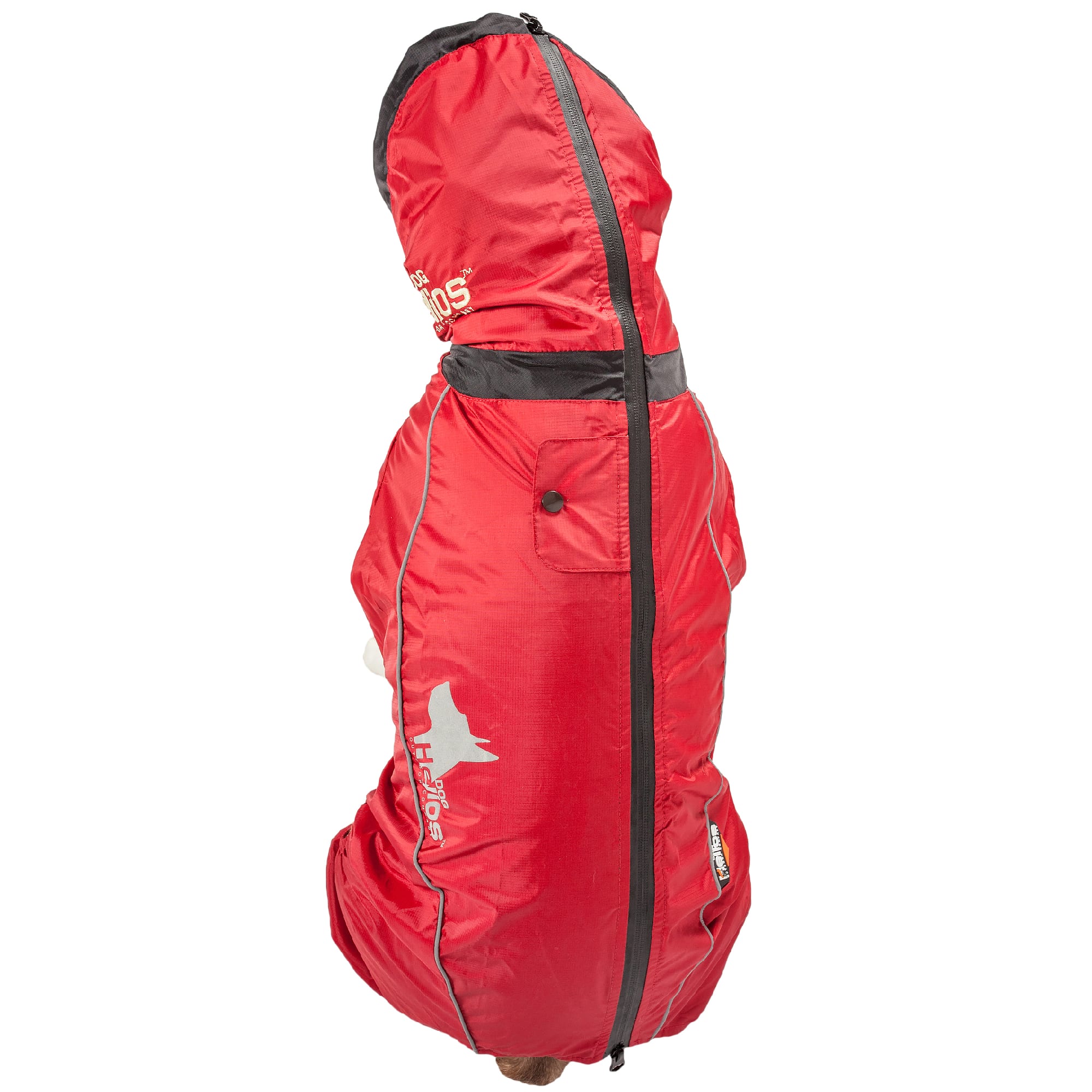 Dog Helios Red WeatherKing Ultimate Windproof Full Bodied Pet Jacket