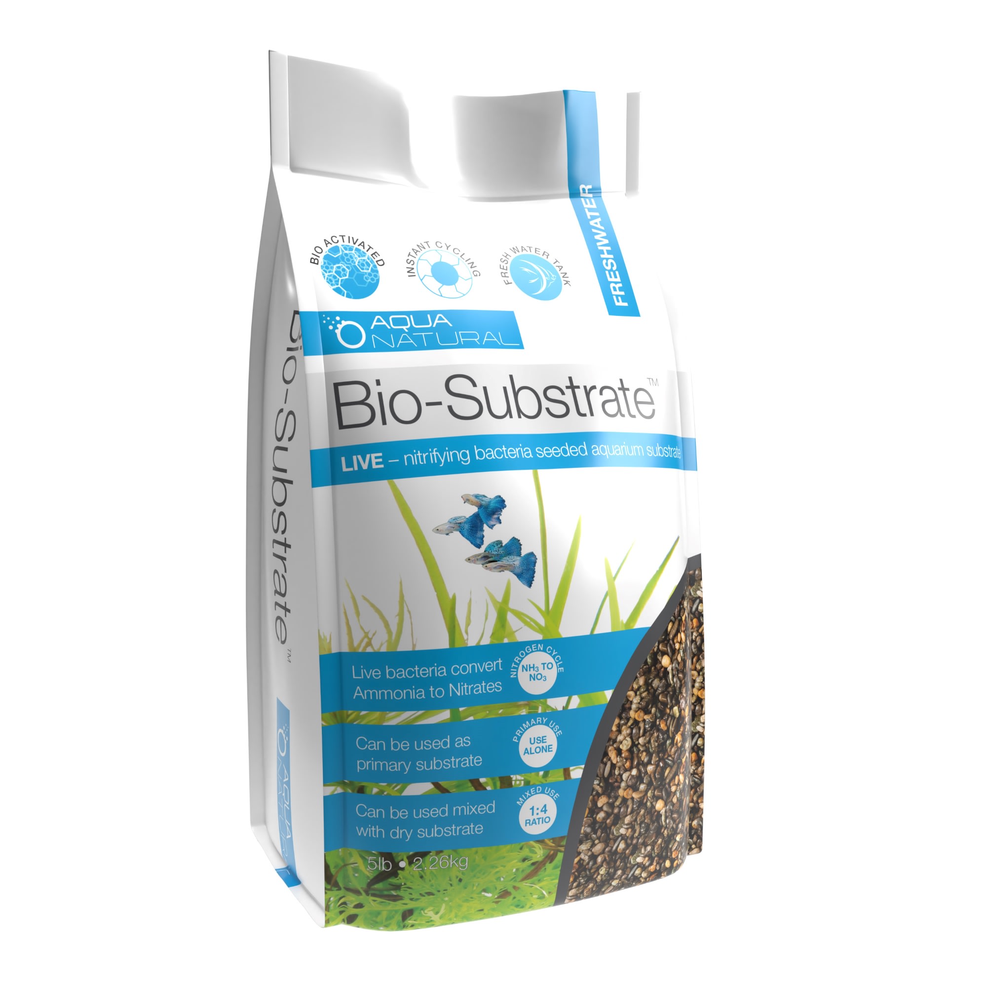 Aqua Natural Bio-Substrate Midnight Pearl, 5 lbs.