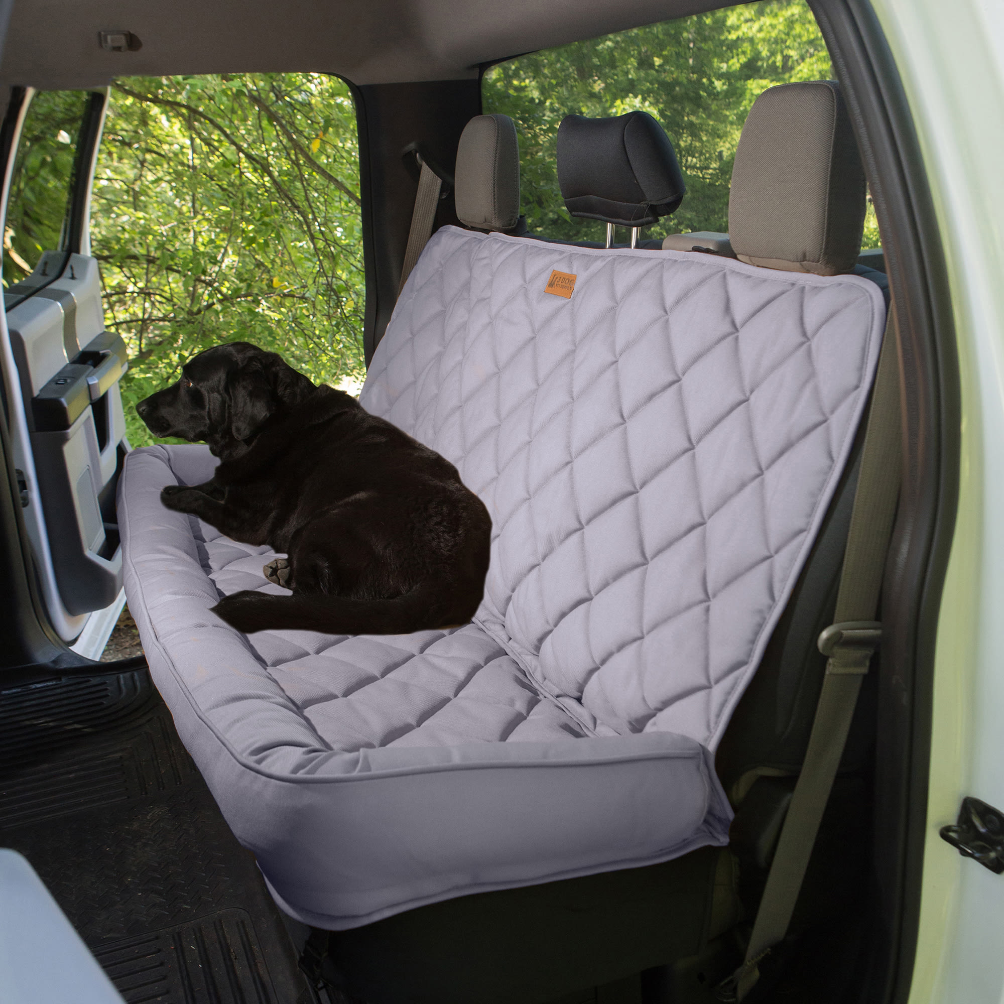 3 Dog Pet Supply Crew Cab Seat Protector with Bolster Truck for Dogs