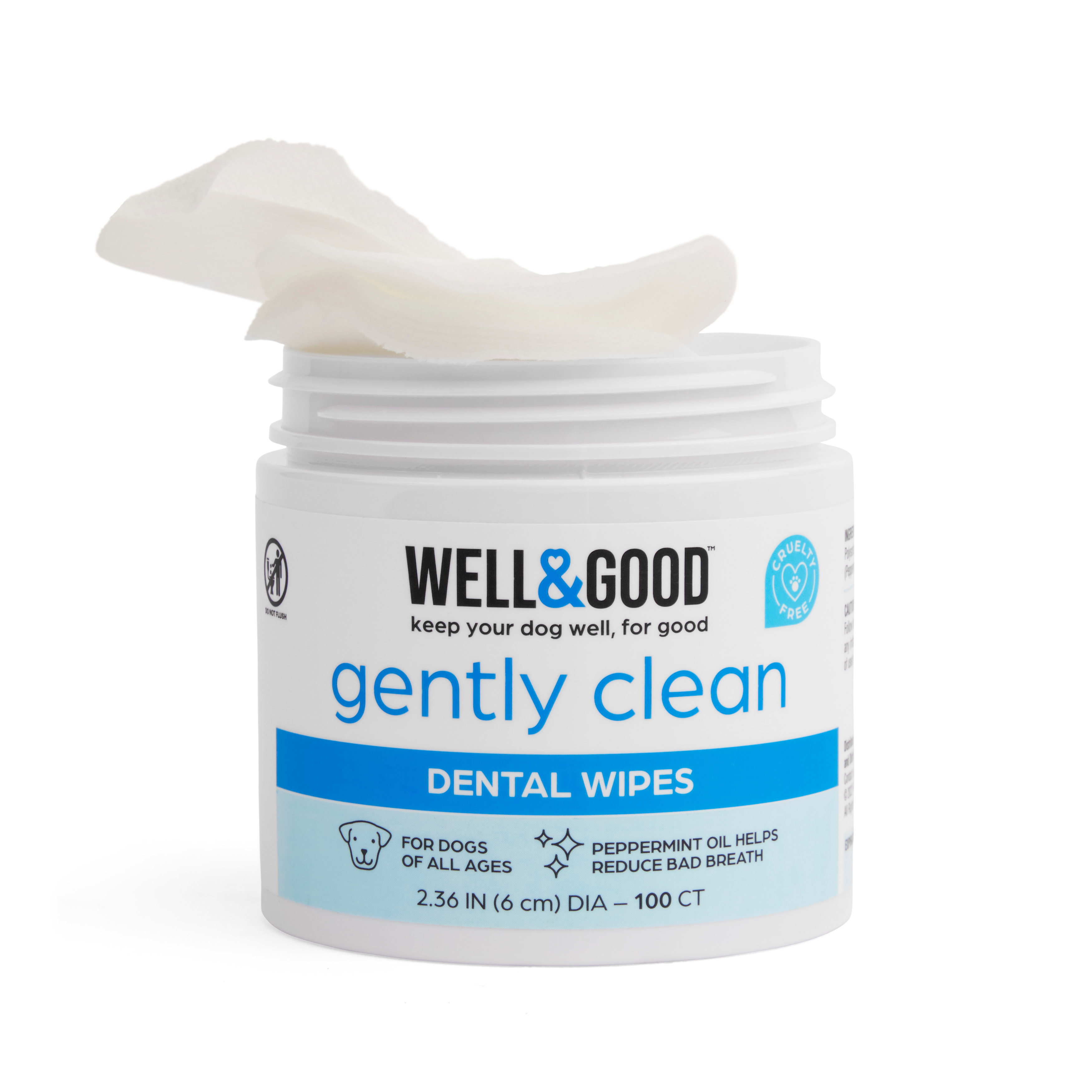 Well & good sale dental wipes for dogs