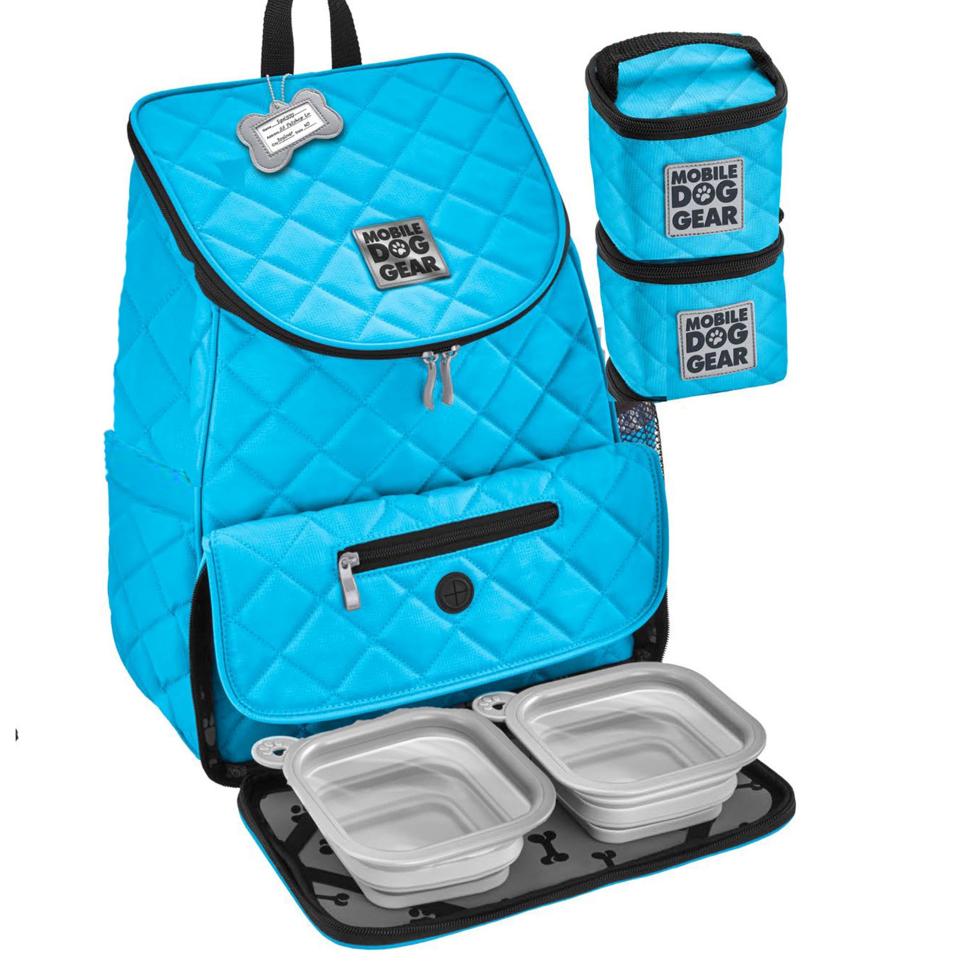 Mobile Dog Gear Light Blue Weekender Backpack