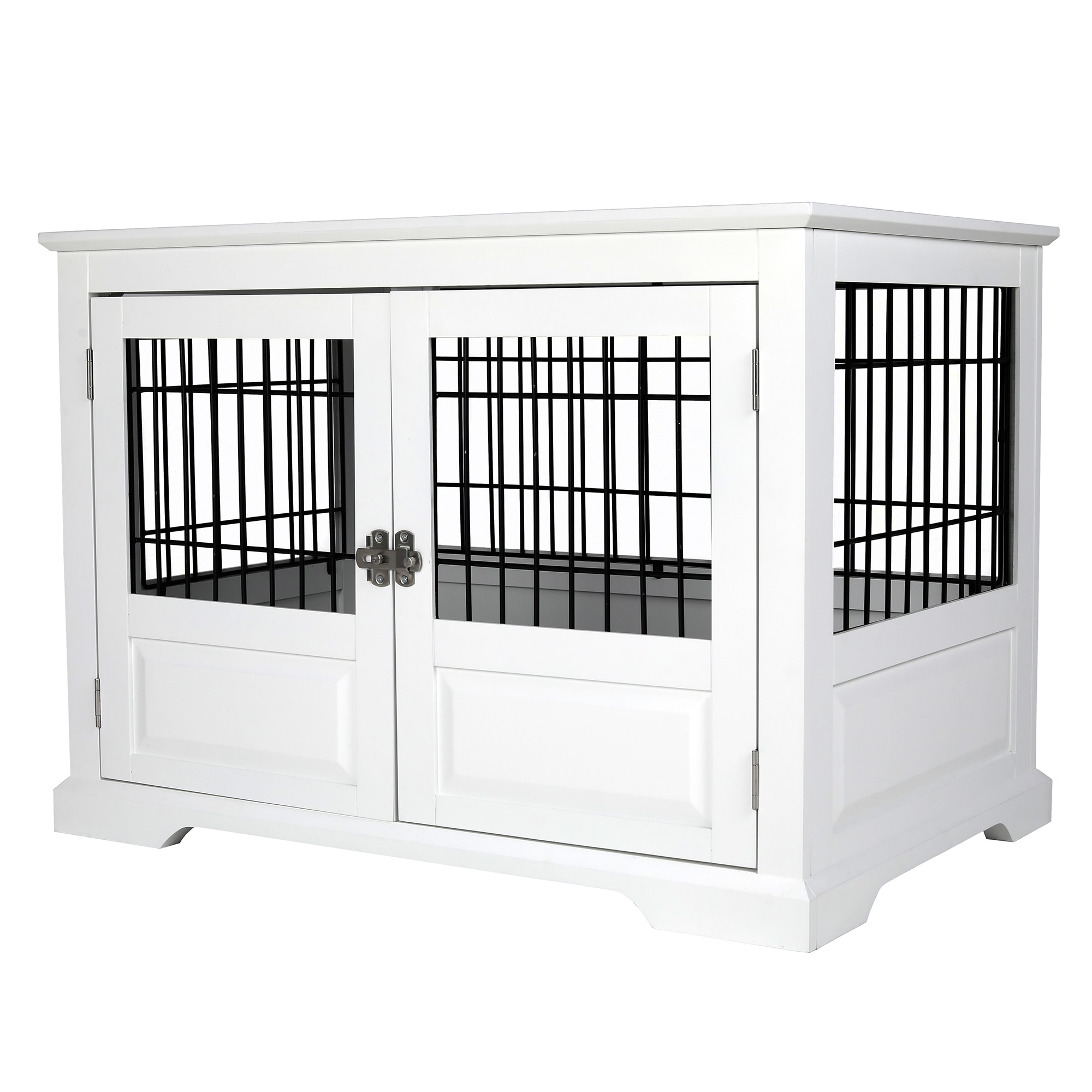 White on sale dog cages