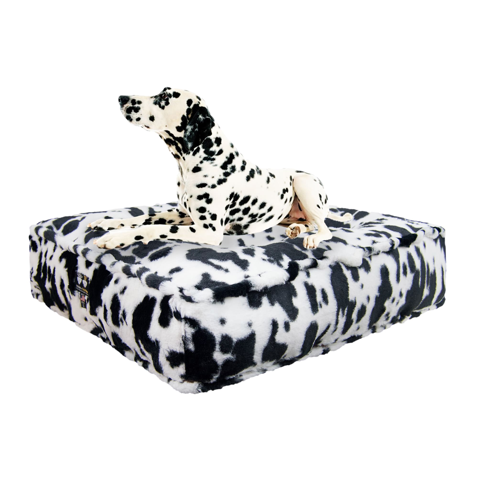 Bessie and Barnie Spot Pony Luxury Extra Plush Faux Fur Rectangle Dog Bed,  28