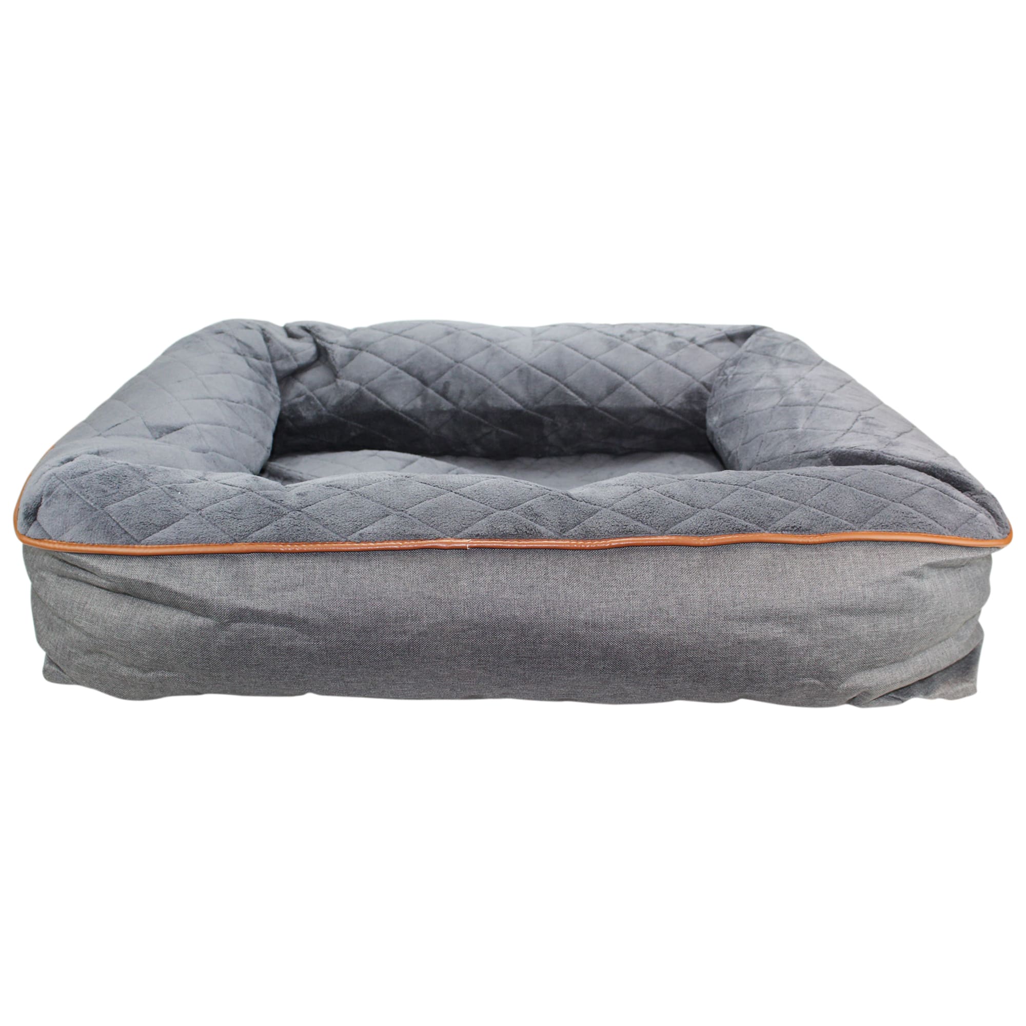meesterwerk Toegepast Min Be One Breed Dark Gray Snuggle Dog Bed, 32" L X 28" W | Petco