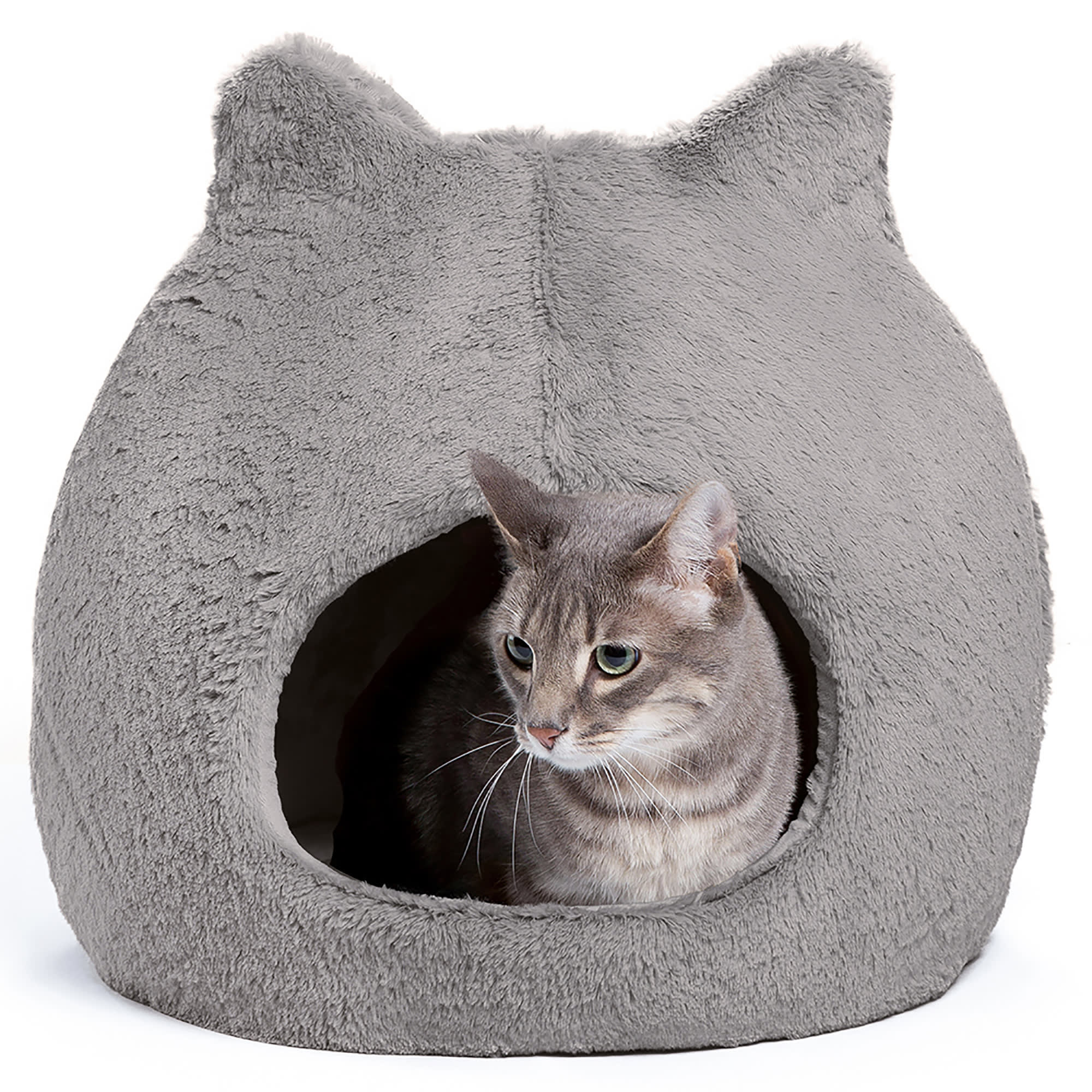 Best Friends by Sheri Meow Hut Fur Pet Cat Bed  Standard