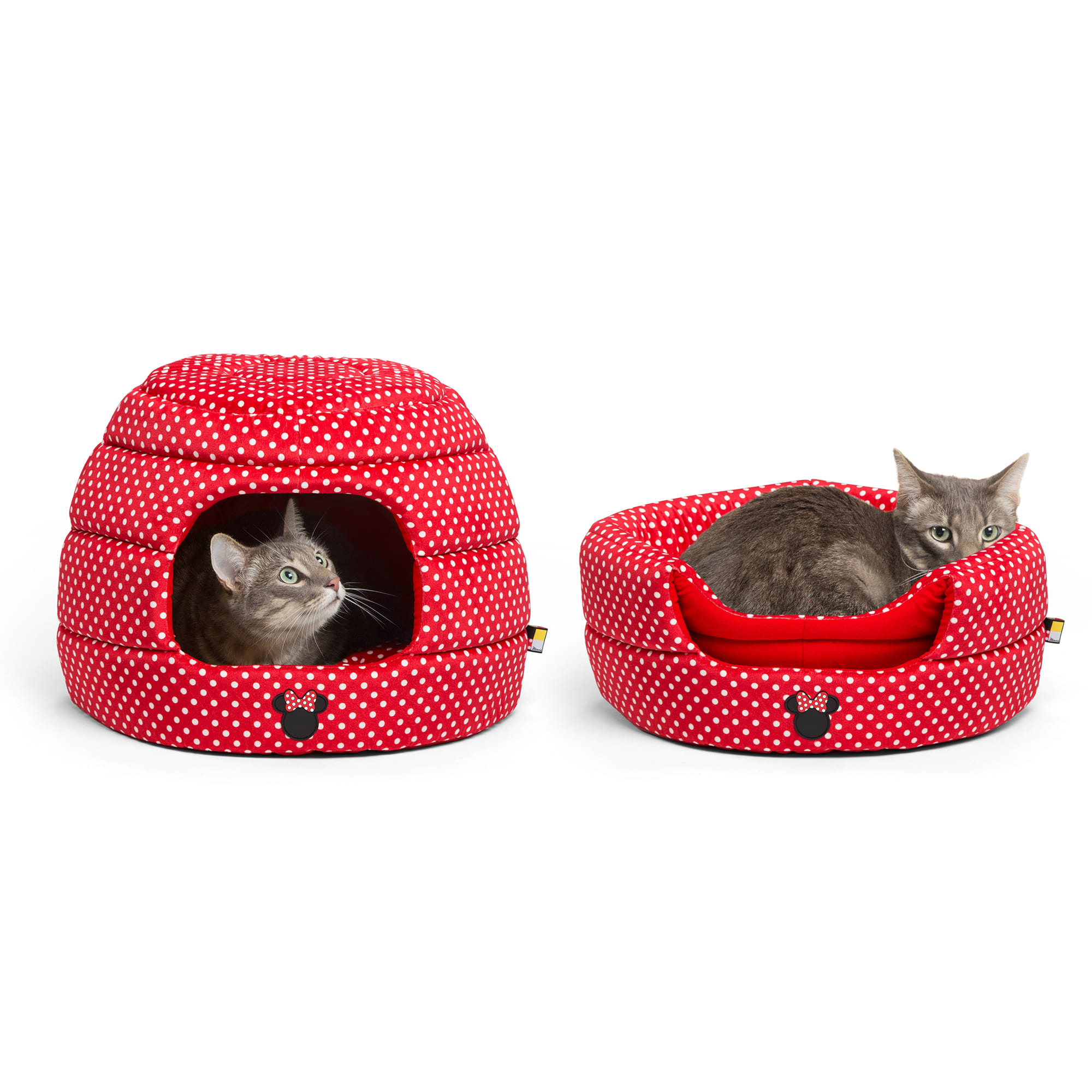 Best Friends By Sheri Disney Standard Red 2 In 1 Honeycomb Minnie Polka Dots Cat And Dog Hut 17 L X 14 W Petco