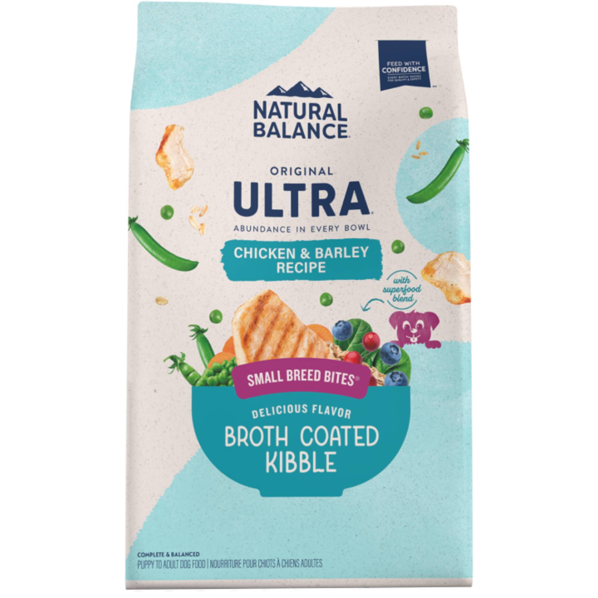 Natural Balance Original Ultra Small Breed Bites Chicken Barley Dry Dog Food 11 lbs