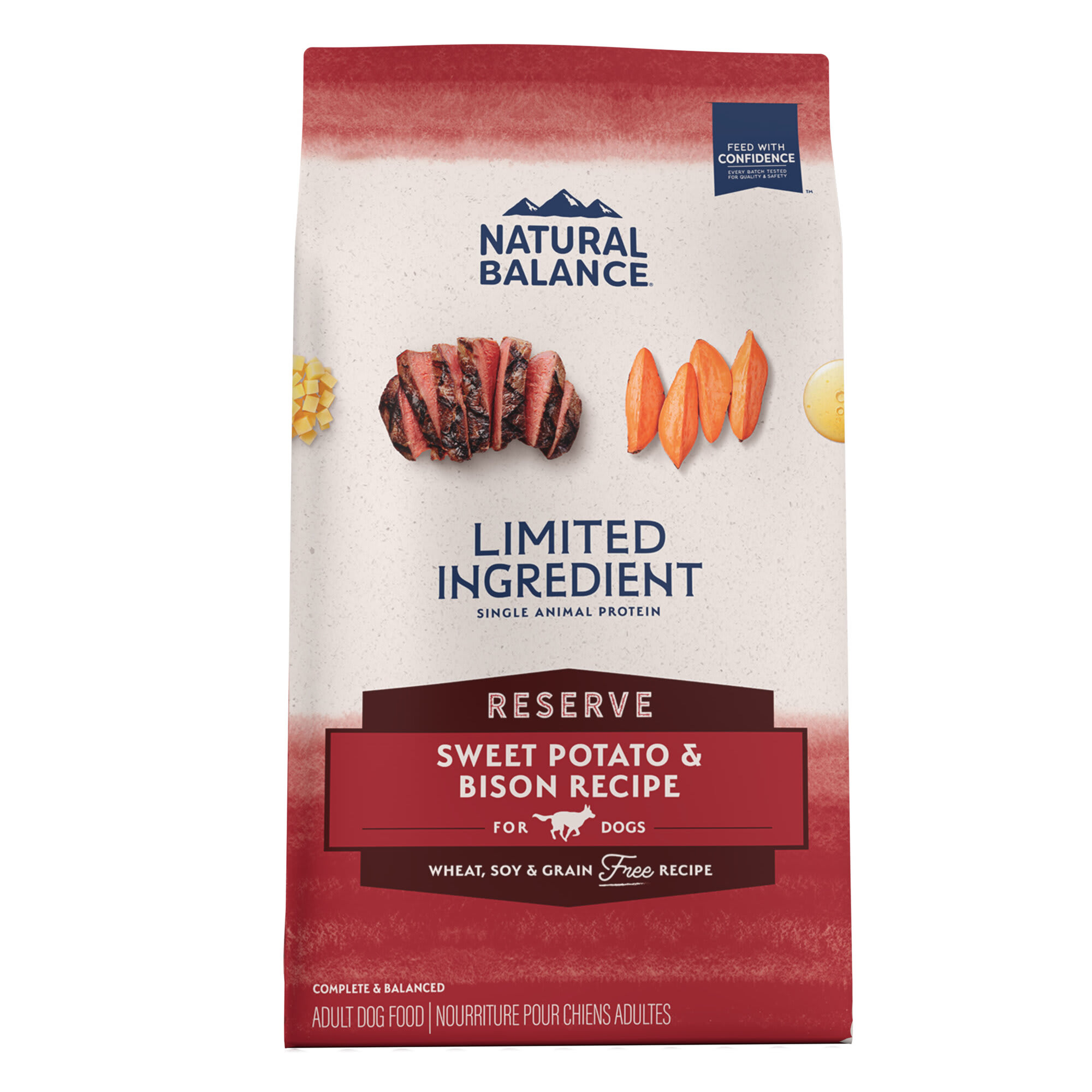 Natural Balance Limited Ingredient Adult Grain Free Dry Dog Food Reserve Sweet Potato Bison Recipe 22 lbs. Petco