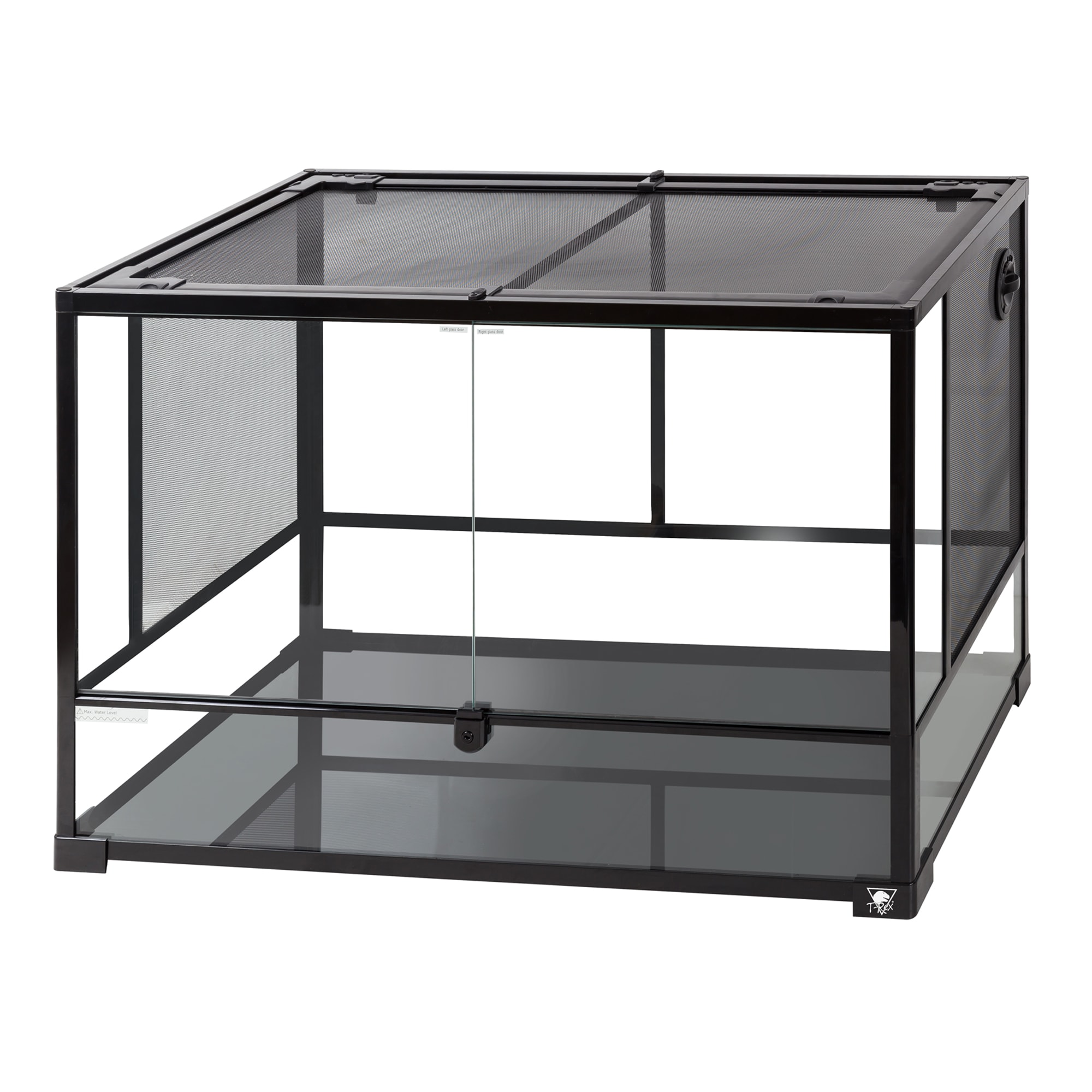 T-Rex Double Door Glass Terrarium, 36 L X 18 W X 36 H