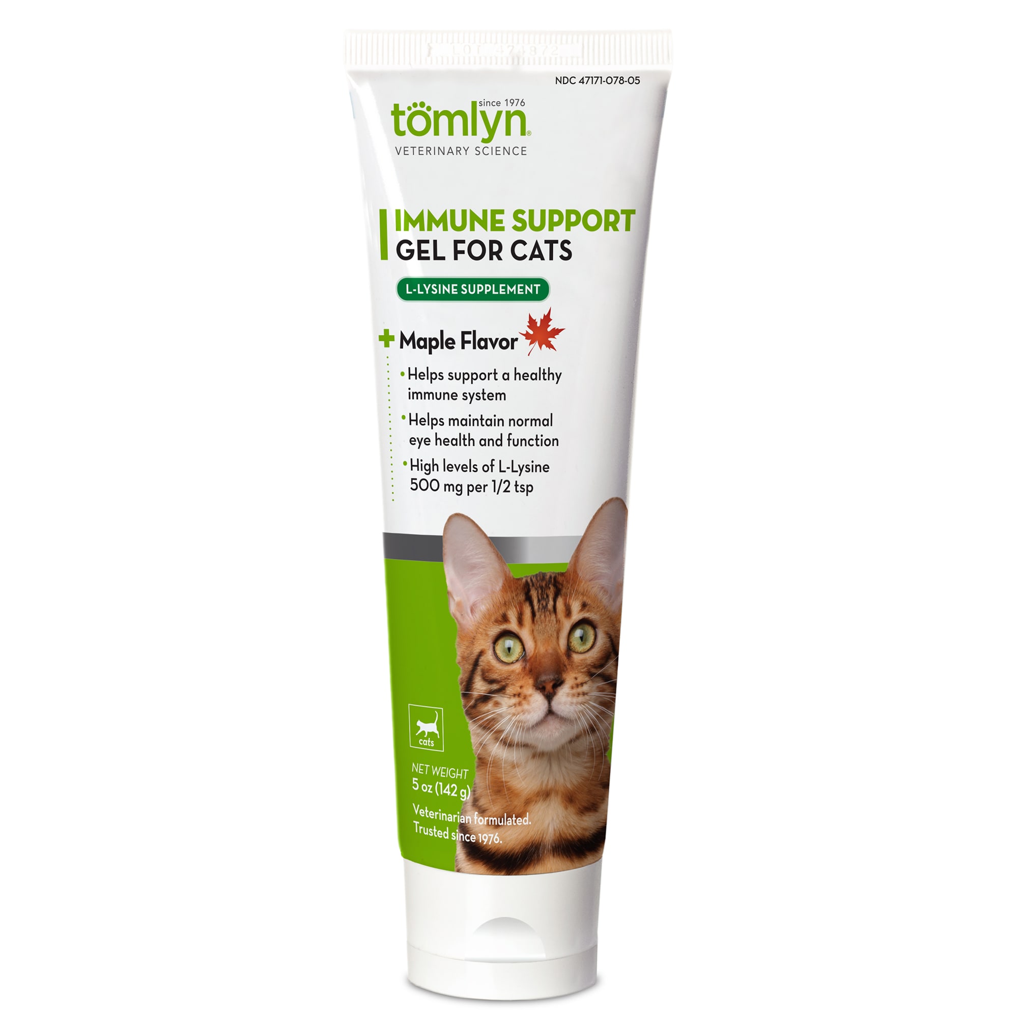 Tomlyn L Lysine Immune Support Gel for Cats 5 oz