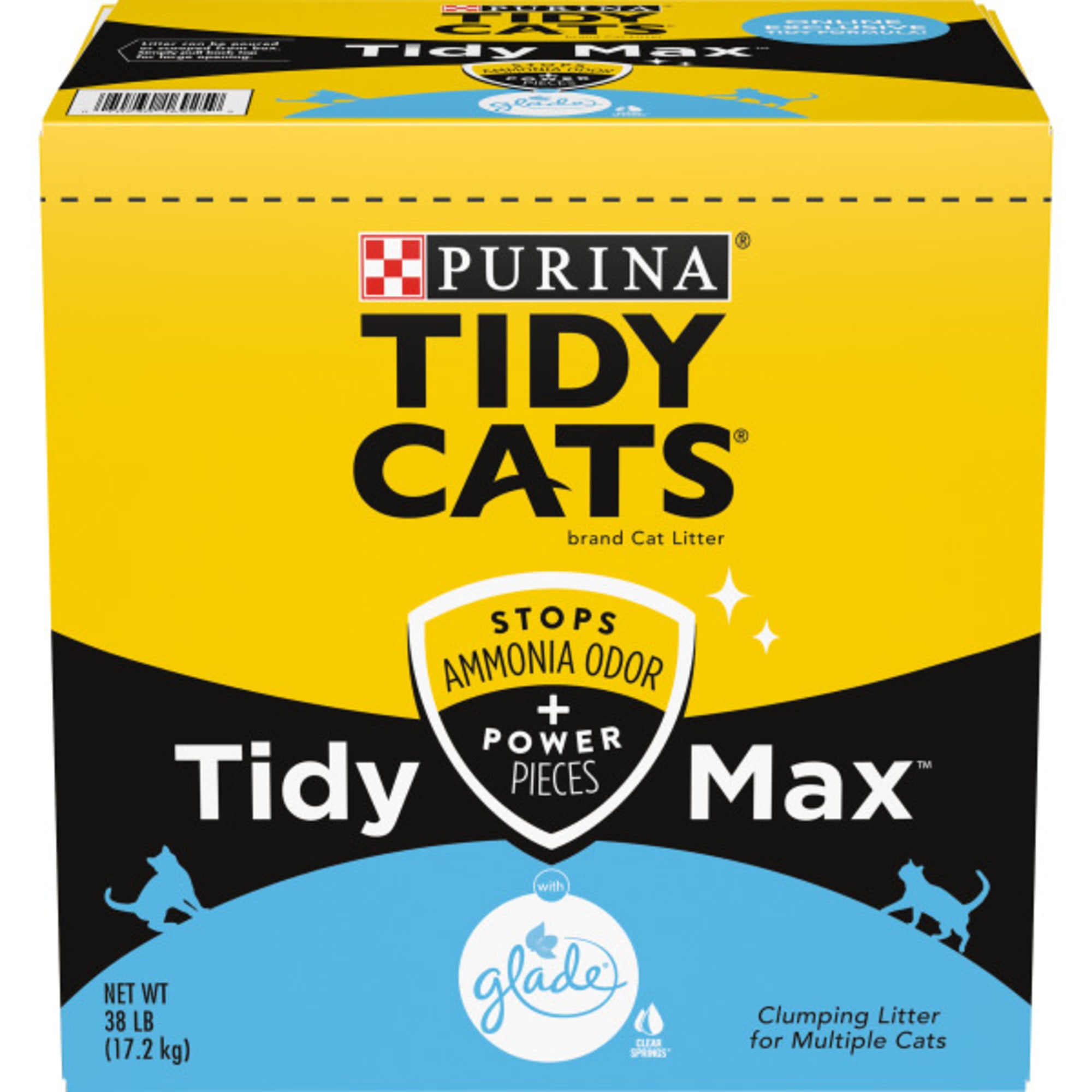 Purina Tidy Cats Clumping Max Glade Tough Odor Clear Springs Multi Cat Litter