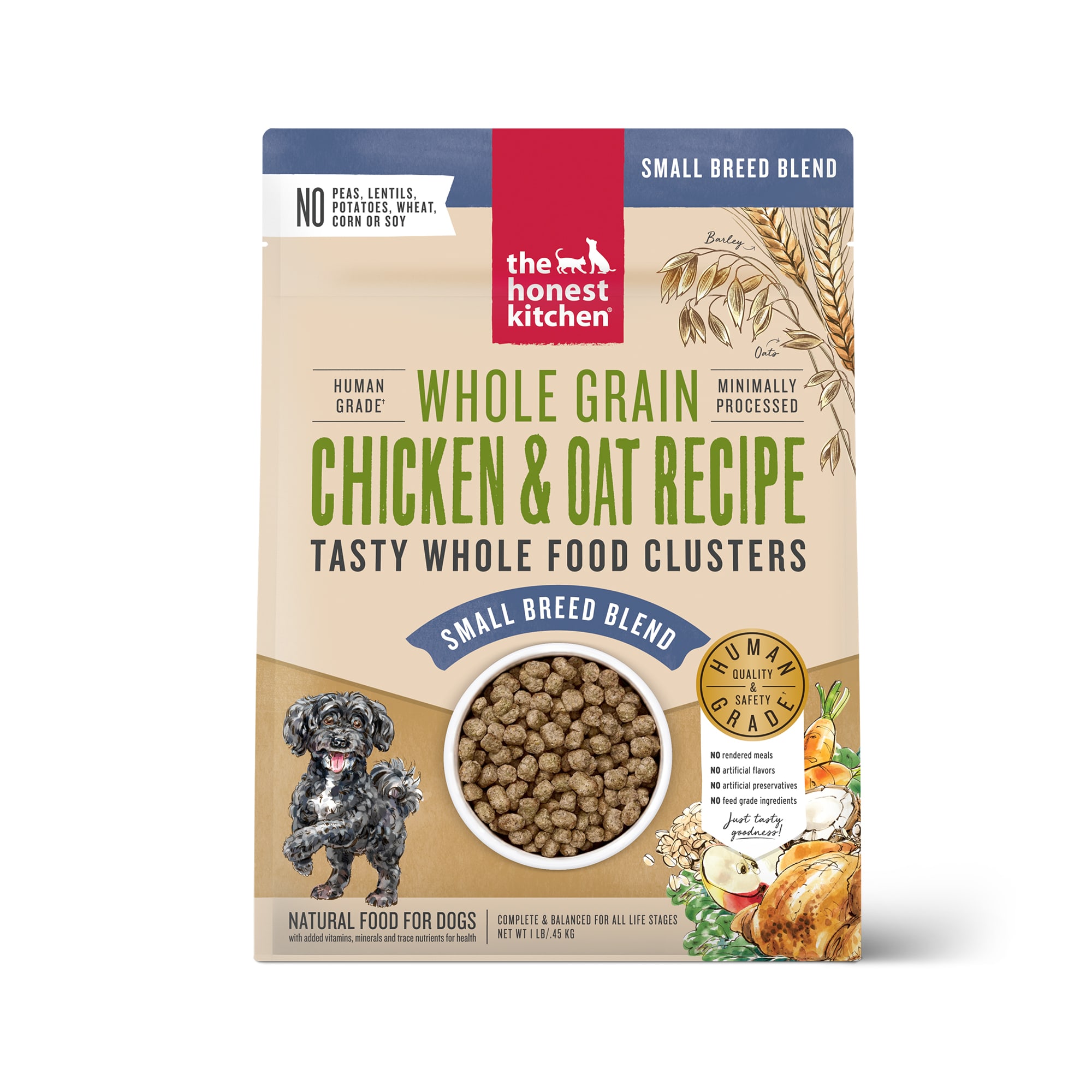 The Honest Kitchen Whole Food Clusters Small Breed Whole Grain