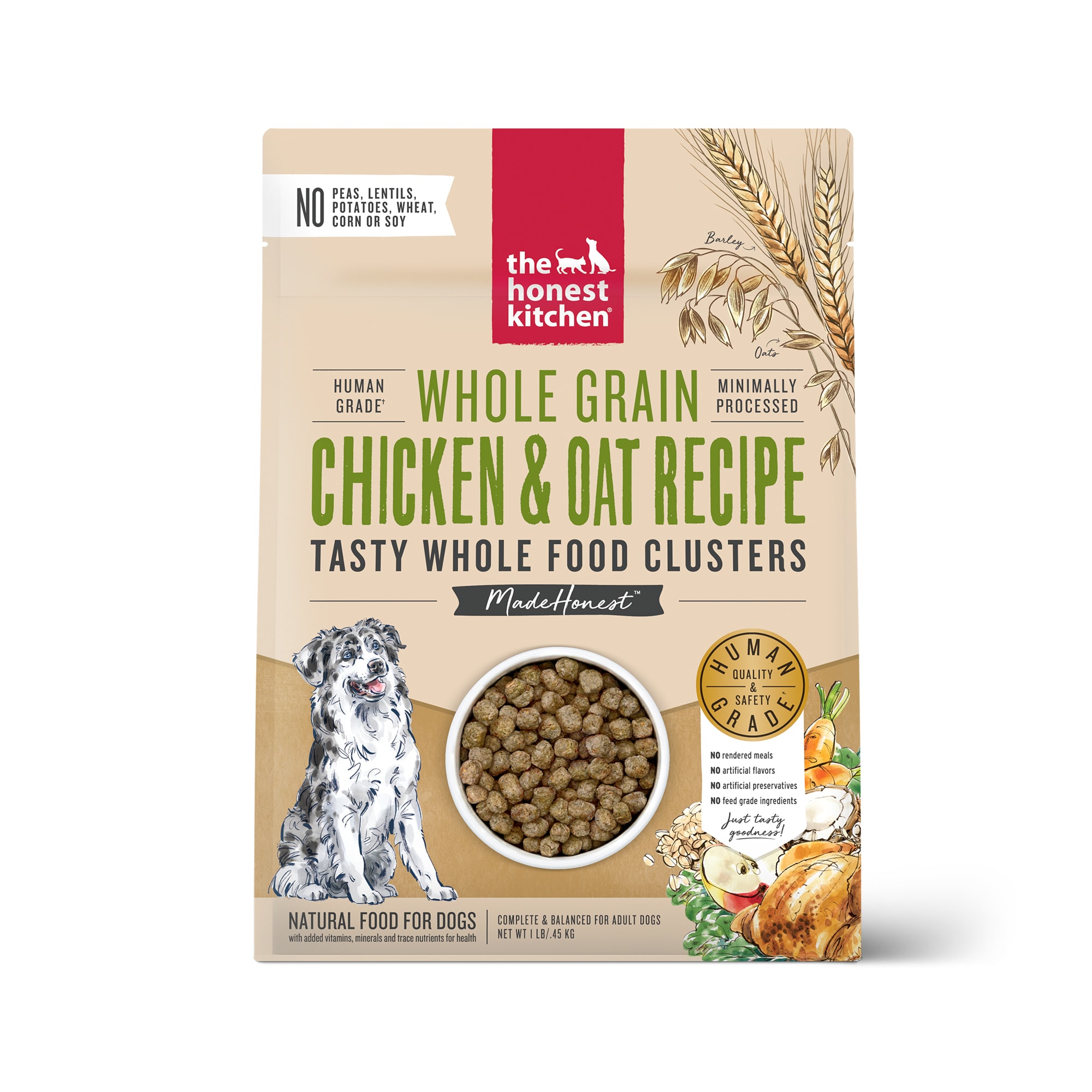 The Honest Kitchen Whole Food Clusters Whole Grain Chicken Oat