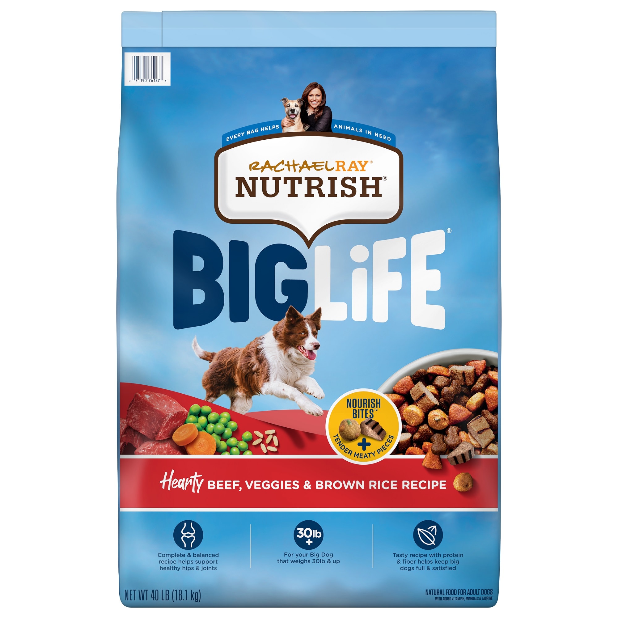 Dry dog food with soft pieces sale