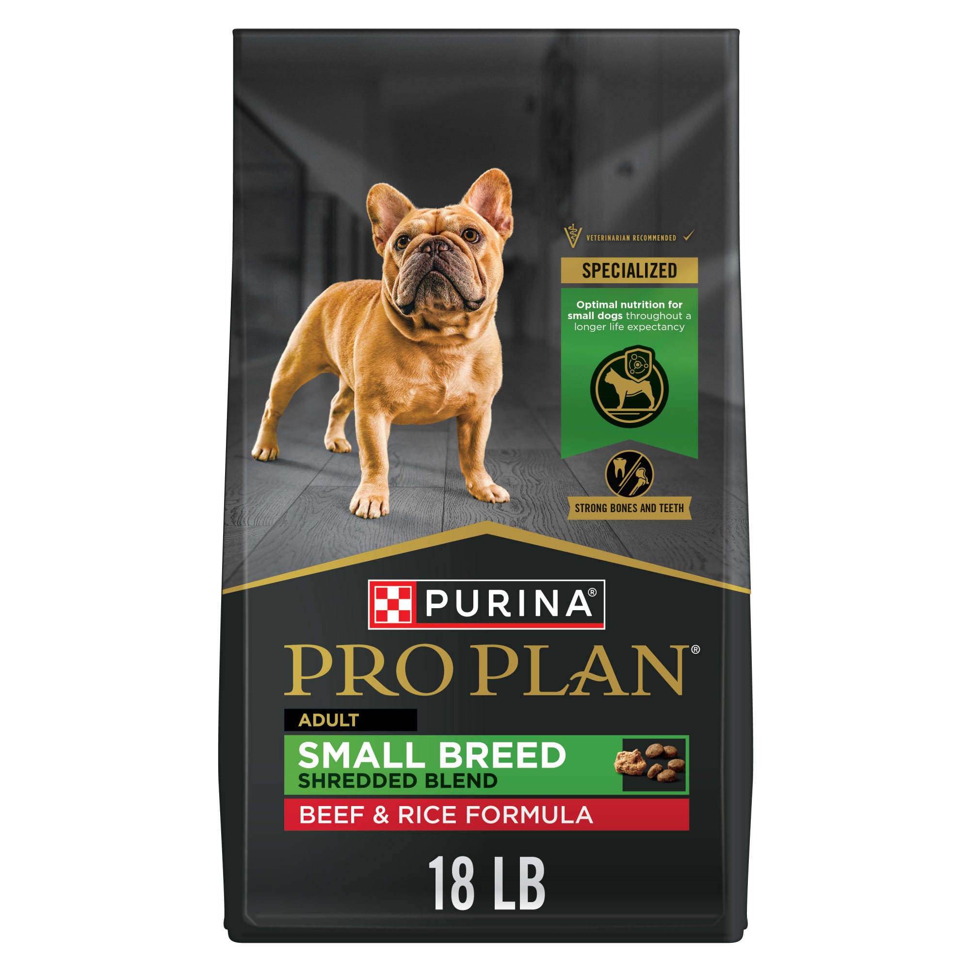 Purina Pro Plan High Protein Shredded Blend Beef Rice Formula