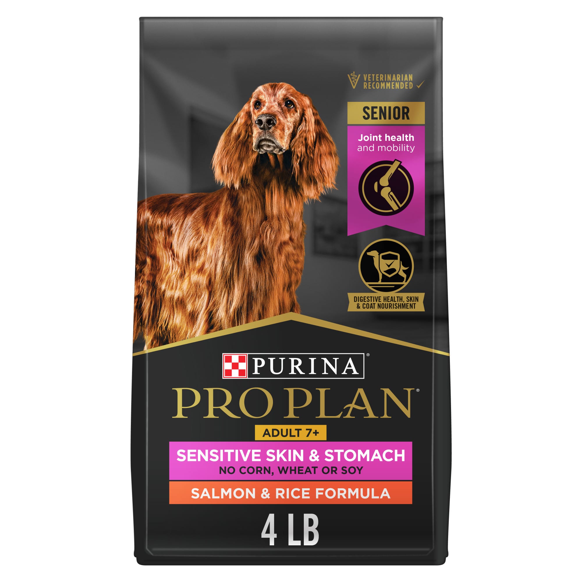 Purina Pro Plan Sensitive Skin Stomach Formula Senior Adult 7