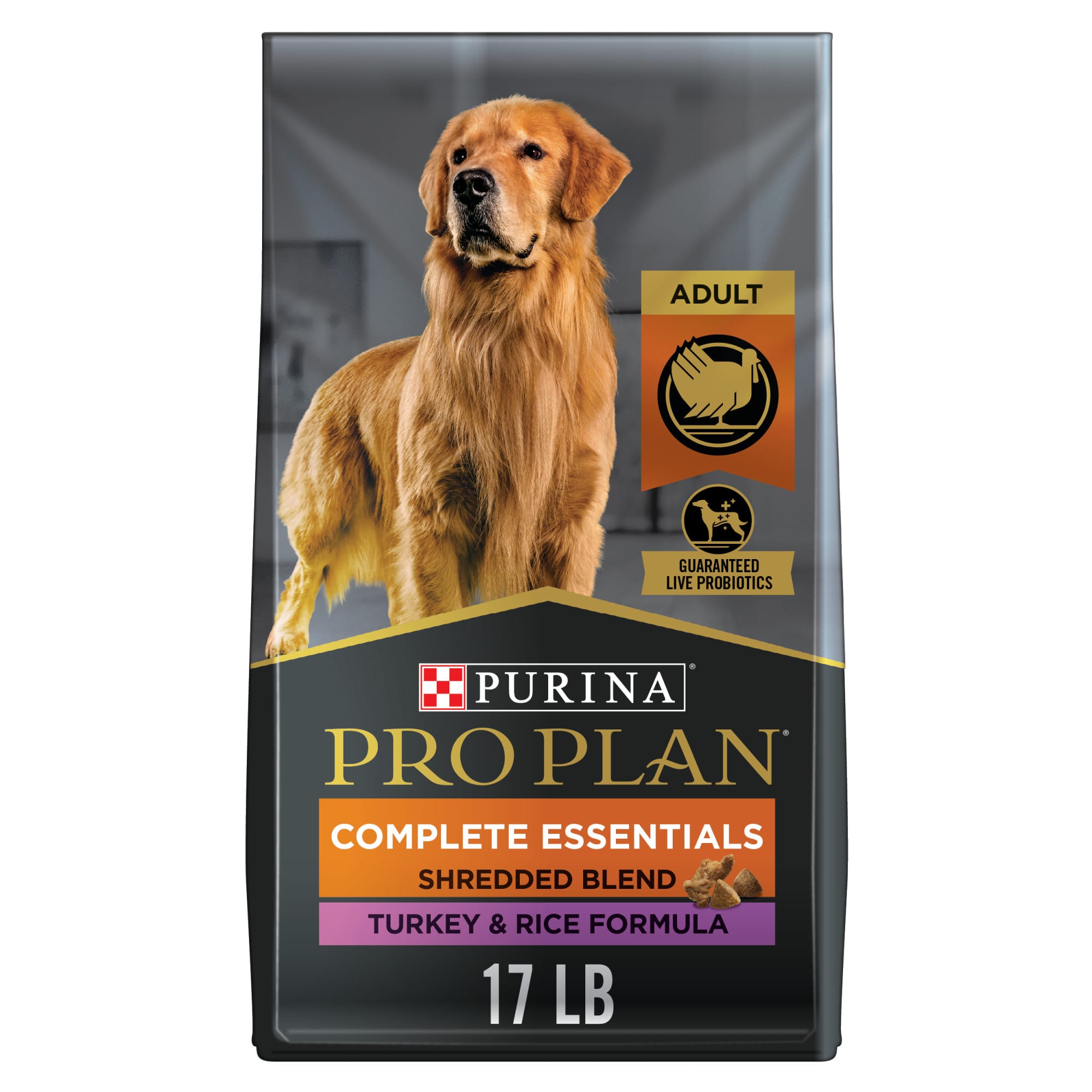 Purina Pro Plan High Protein Complete Essentials Shredded Blend Turkey