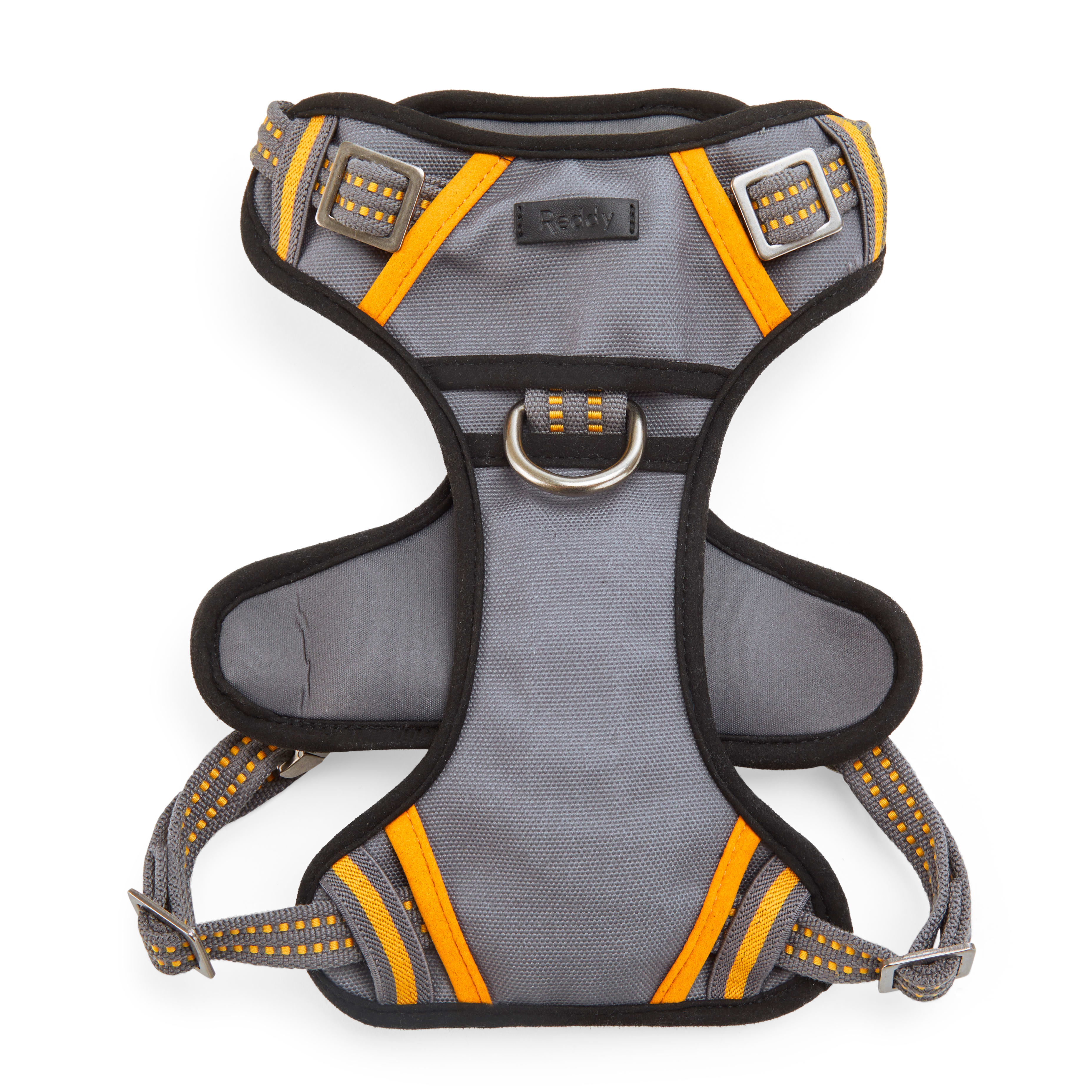 Reddy Grey & Yellow Dog Harness, Medium Petco