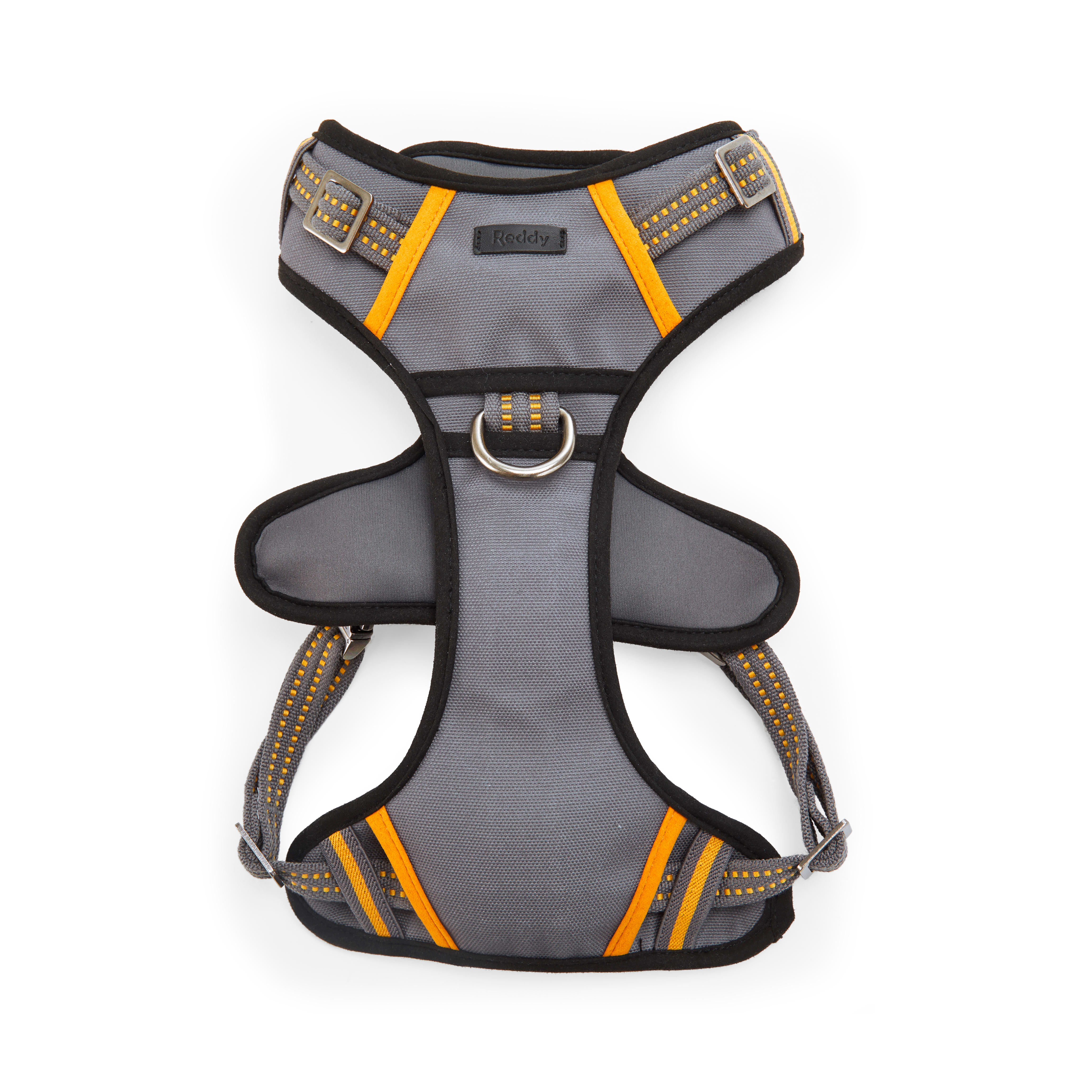 Reddy Grey & Yellow Dog Harness, Large Petco