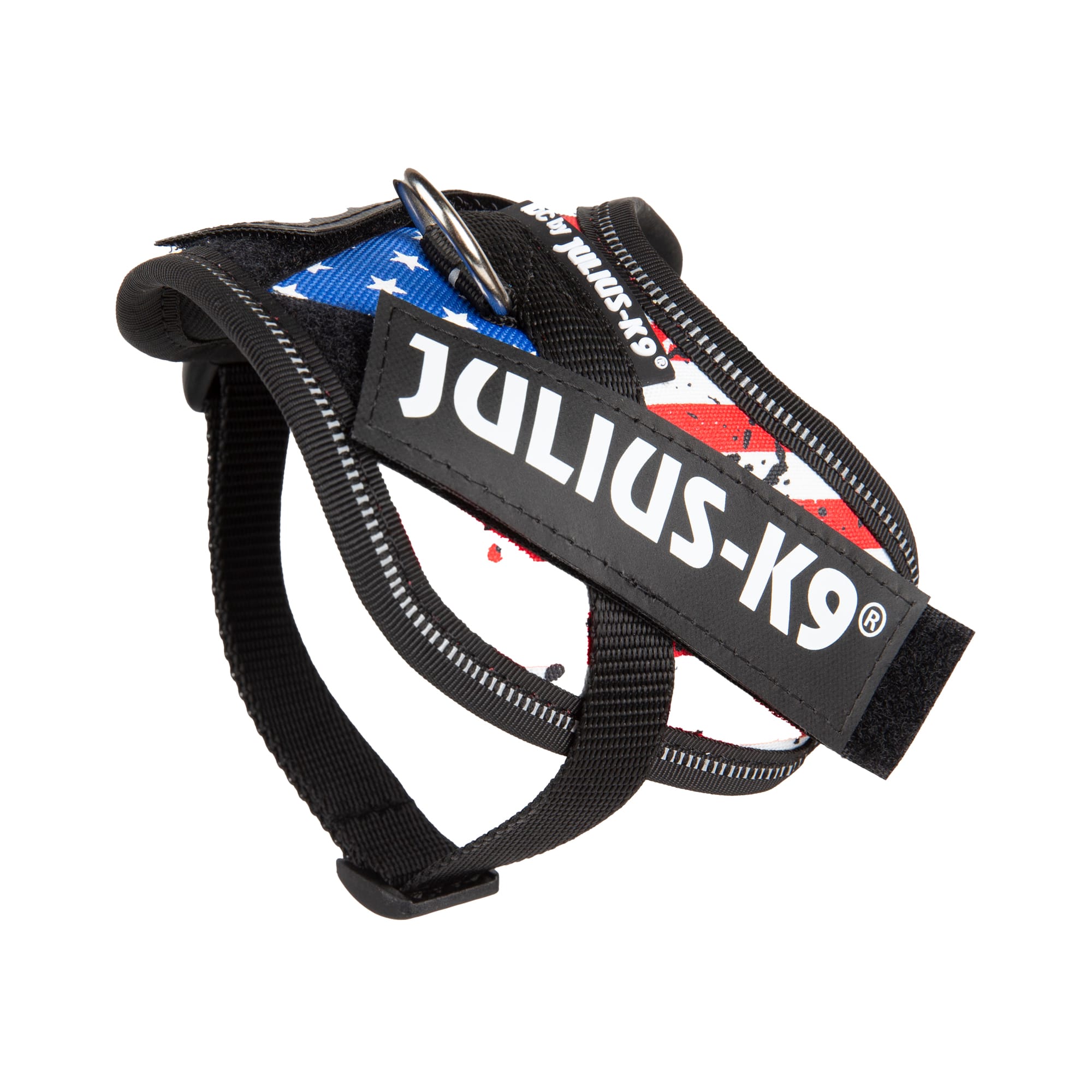 Julius-K9 Green Line USA Flag Patch for Dogs, Small