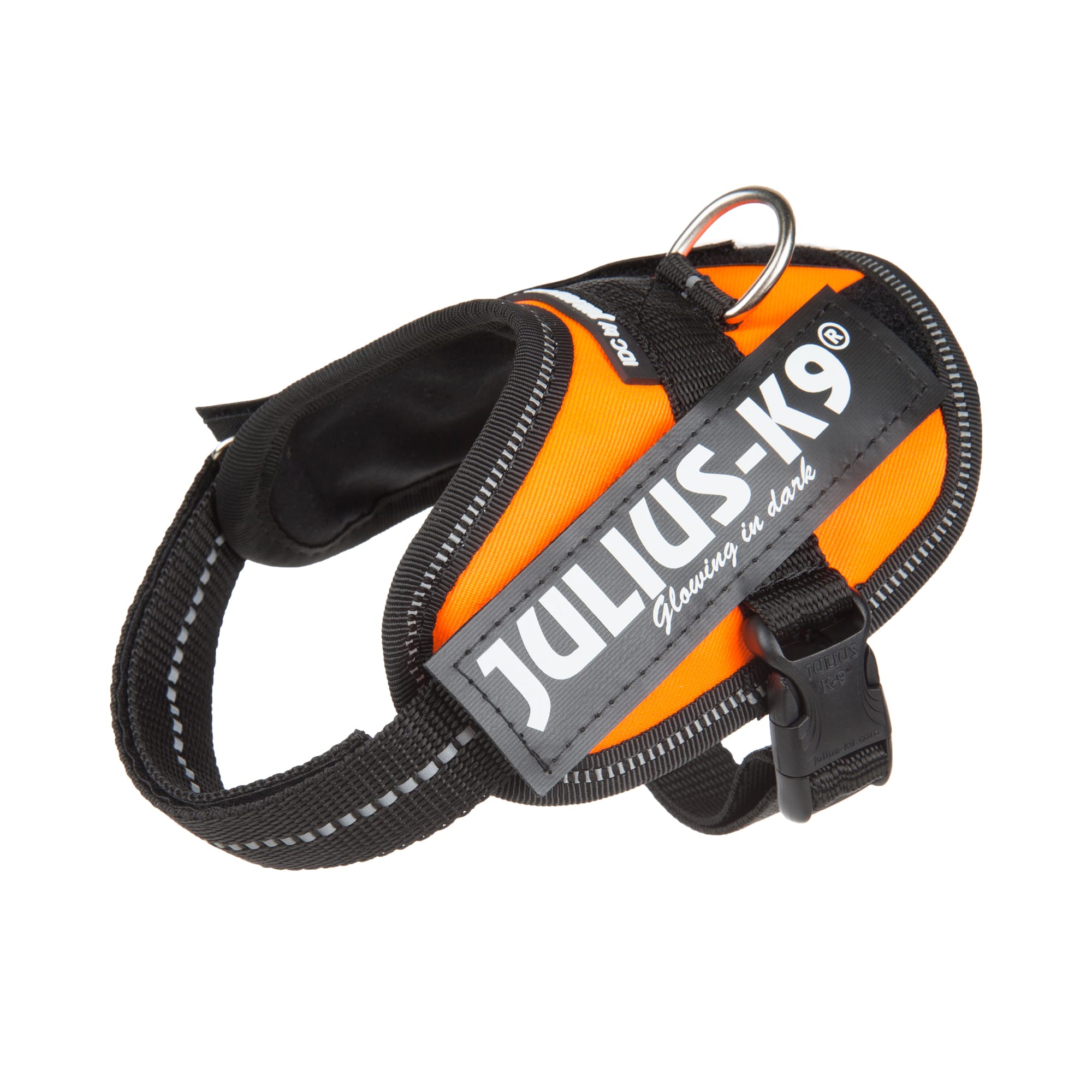 JuliusK9 UV Orange Dog Harness, XXSmall Petco