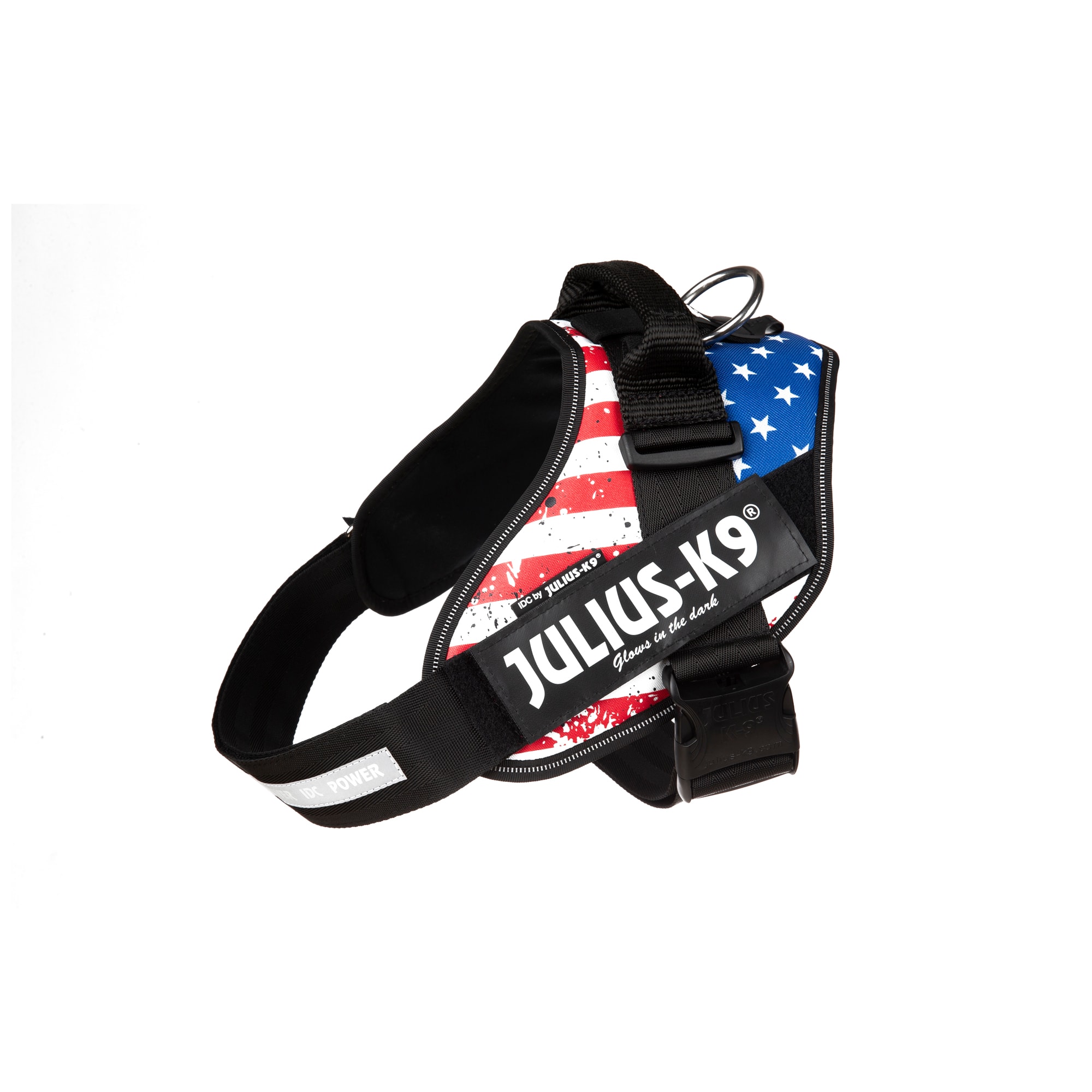 JuliusK9 USA Flag Dog Harness, XLarge Petco