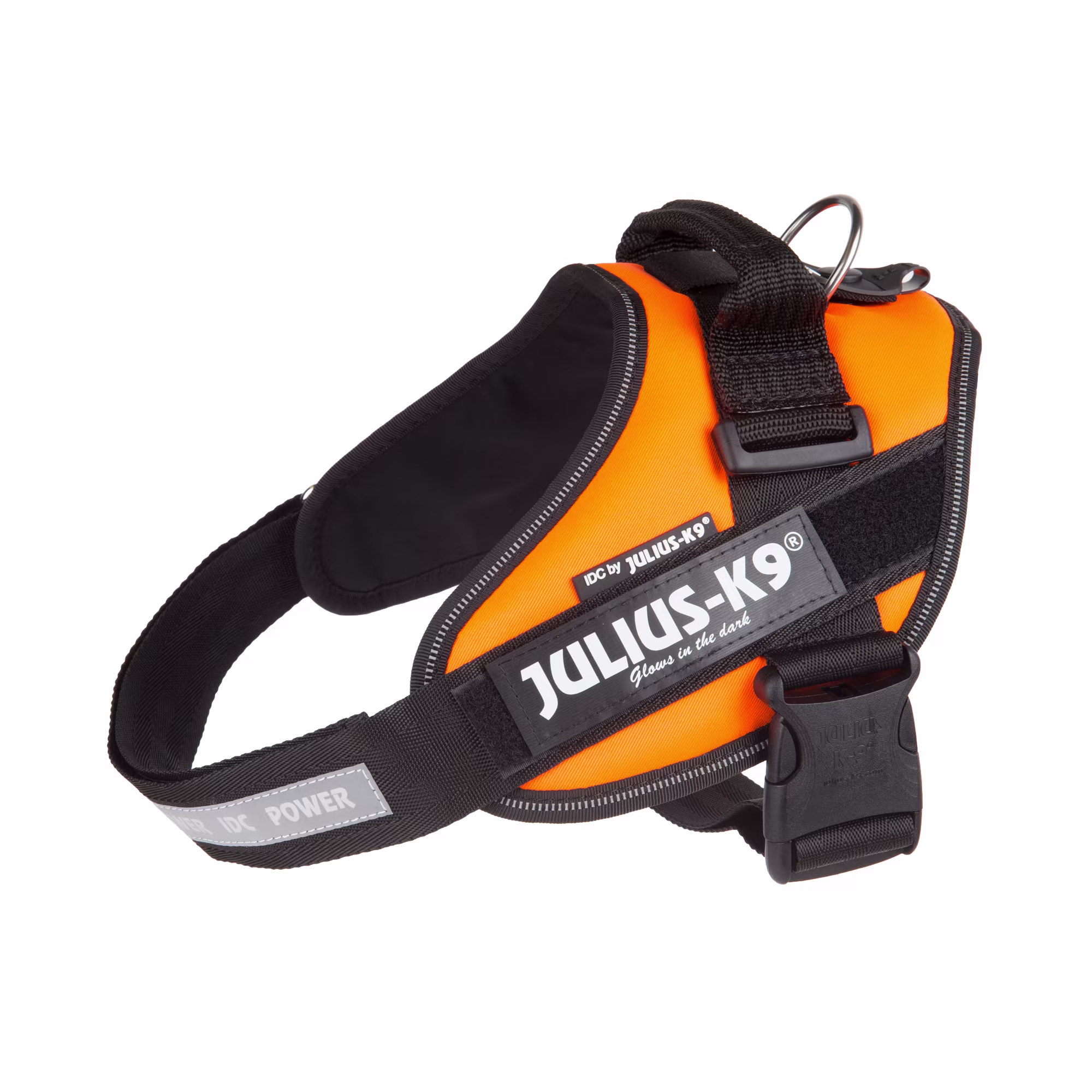 JuliusK9 UV Orange Dog Harness, Medium Petco