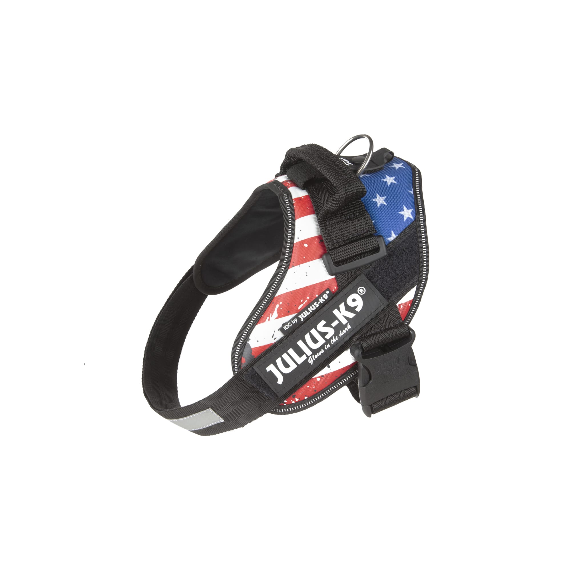 Julius-K9 USA Flag Dog Harness, 3X-Small