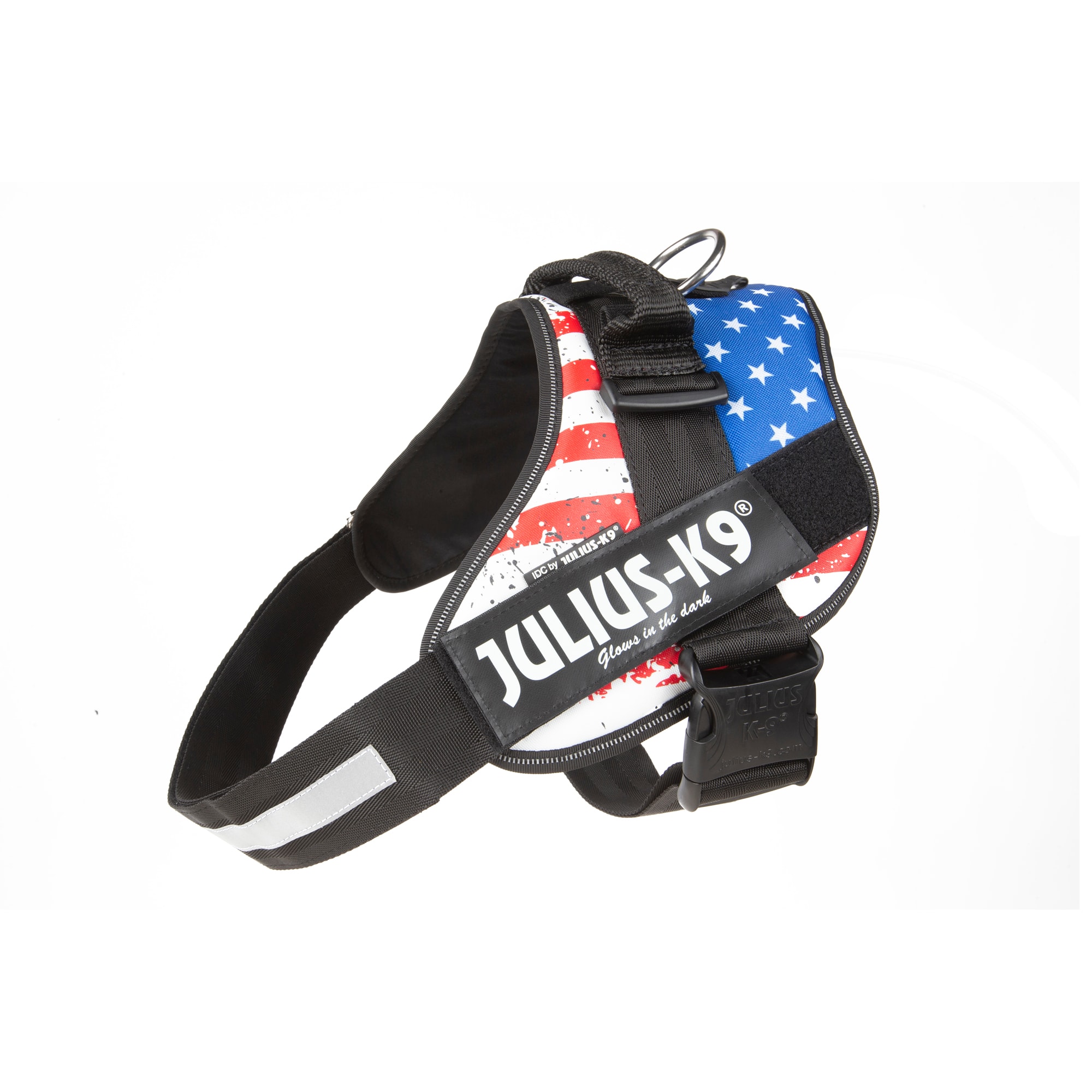 JuliusK9 USA Flag Dog Harness, XXLarge Petco