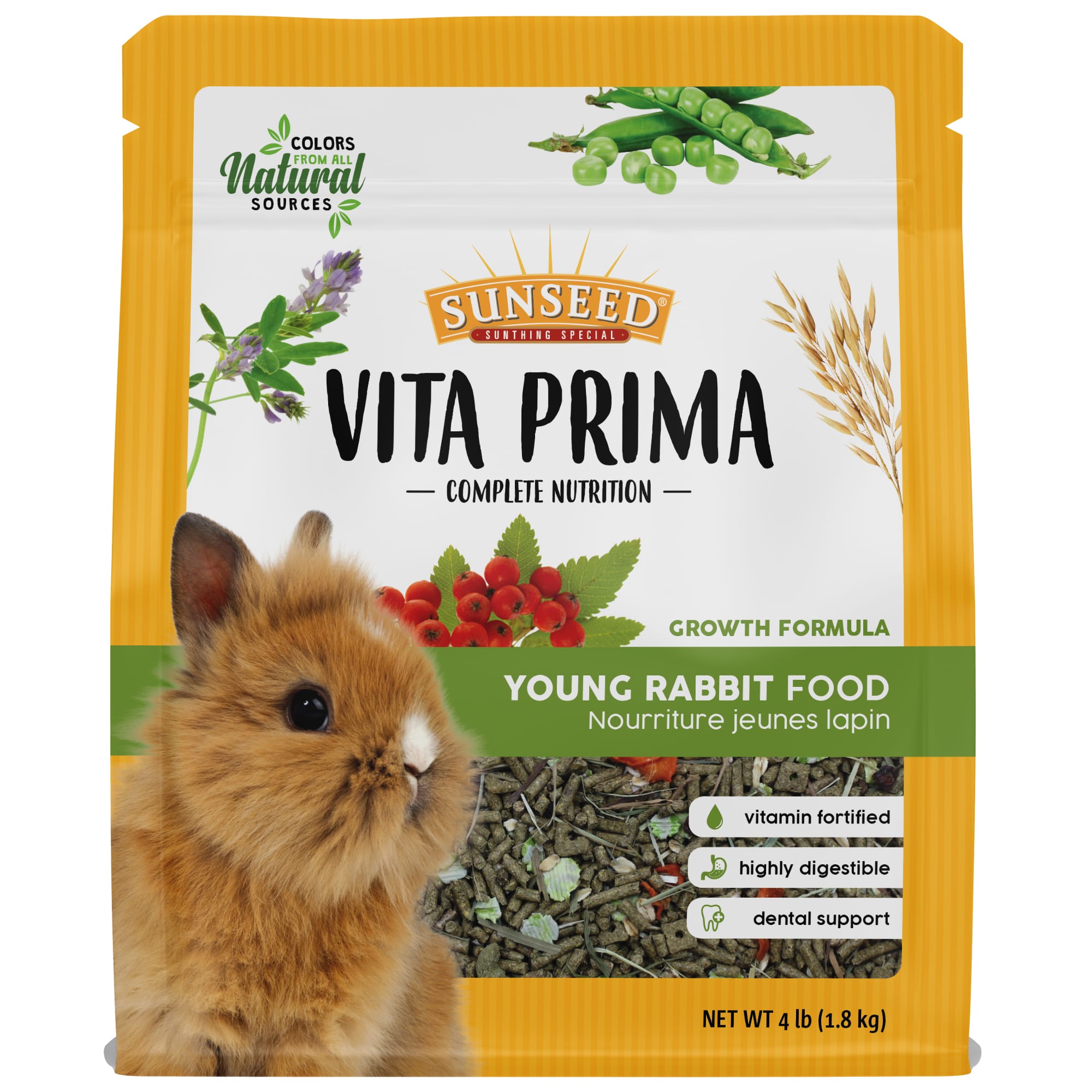 Sun Seed Vita Prima Young Rabbit Food 4 lbs