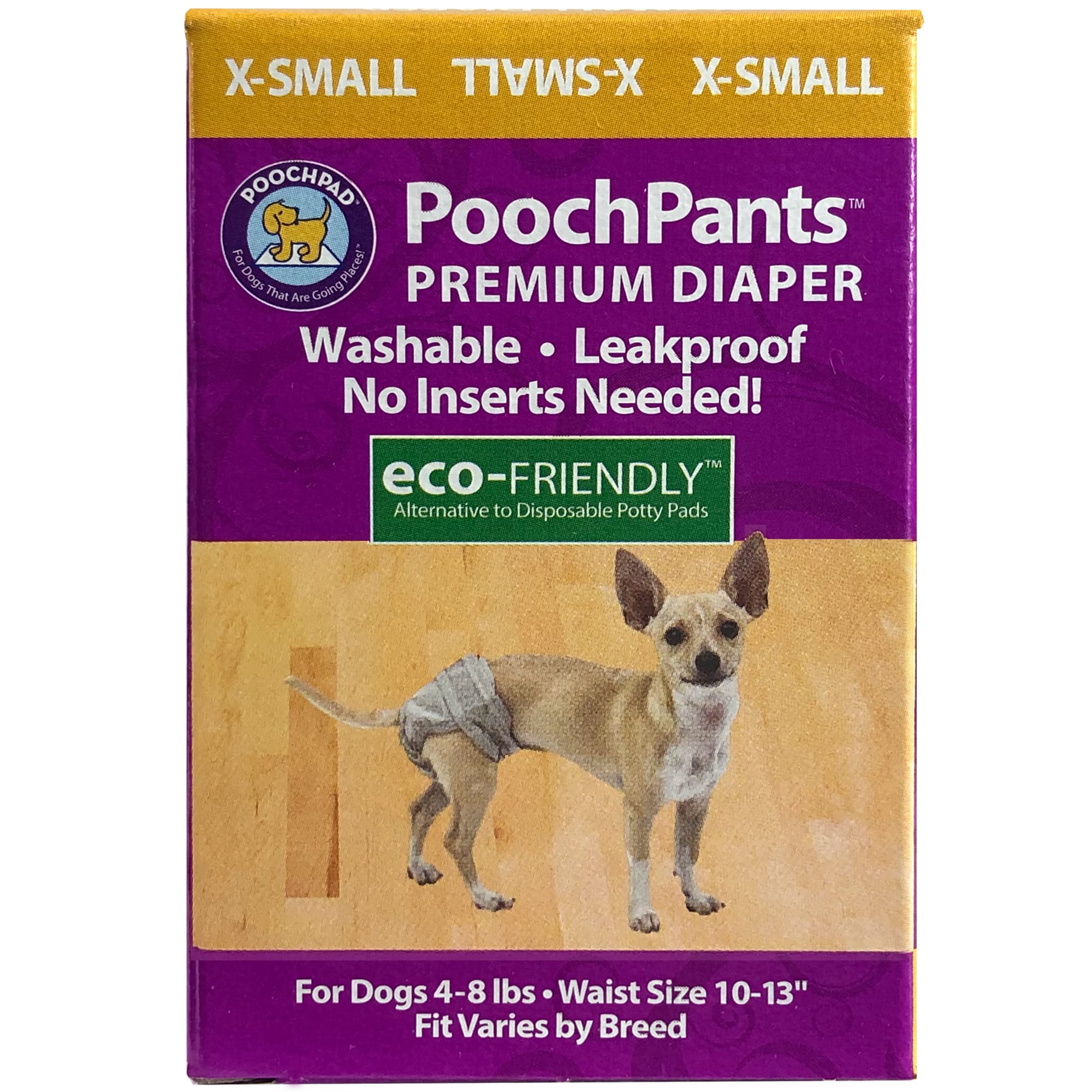 Poochpad Reusable Absorbent Potty Pad 20x27 2/Pkg-Medium White