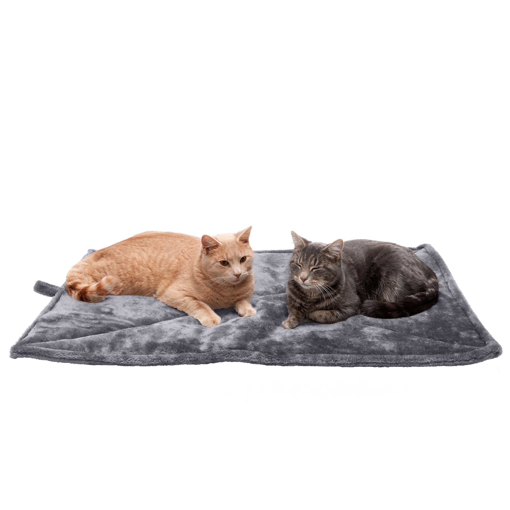 FurHaven Gray ThermaNAP Faux Fur SelfWarming Pet Bed Mat, 36" L X 24