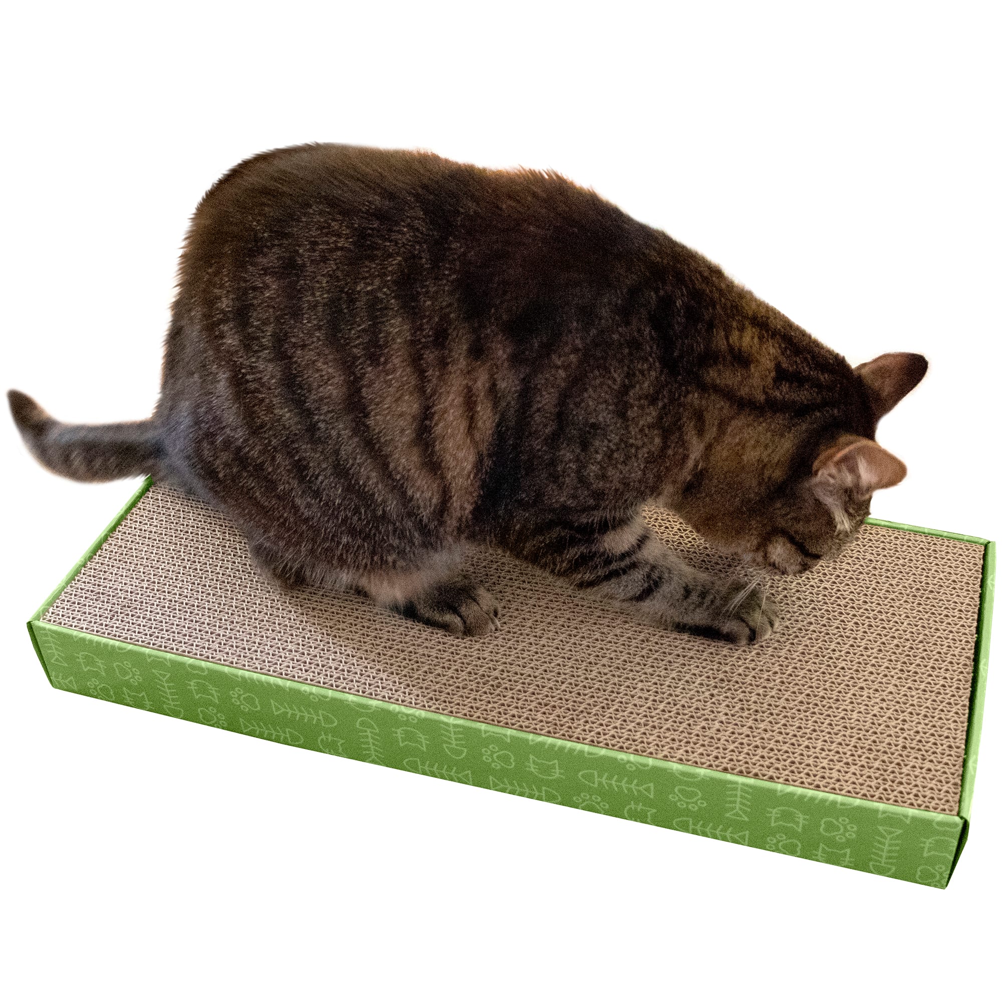 FurHaven Corrugated Cat Scratcher with Catnip 1.97