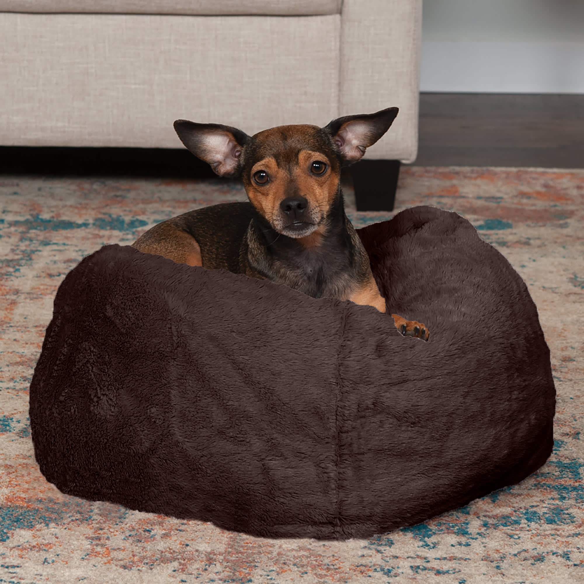 Furhaven plush hotsell ball dog bed