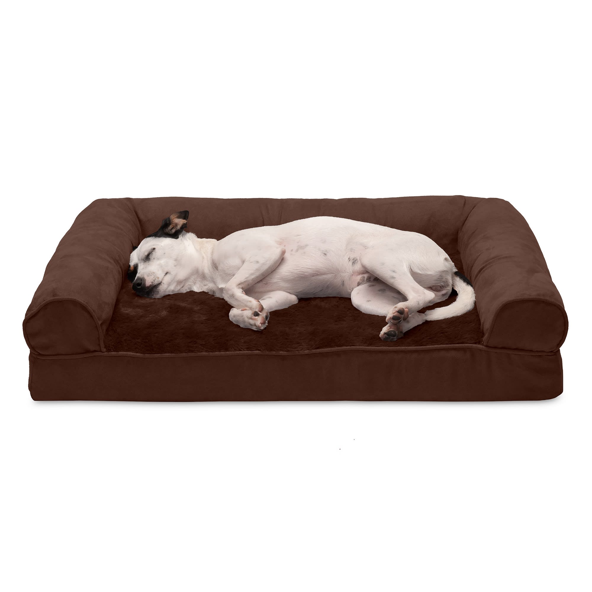 FurHaven Plush & Suede Full Support Sofa Pet Bed, 30