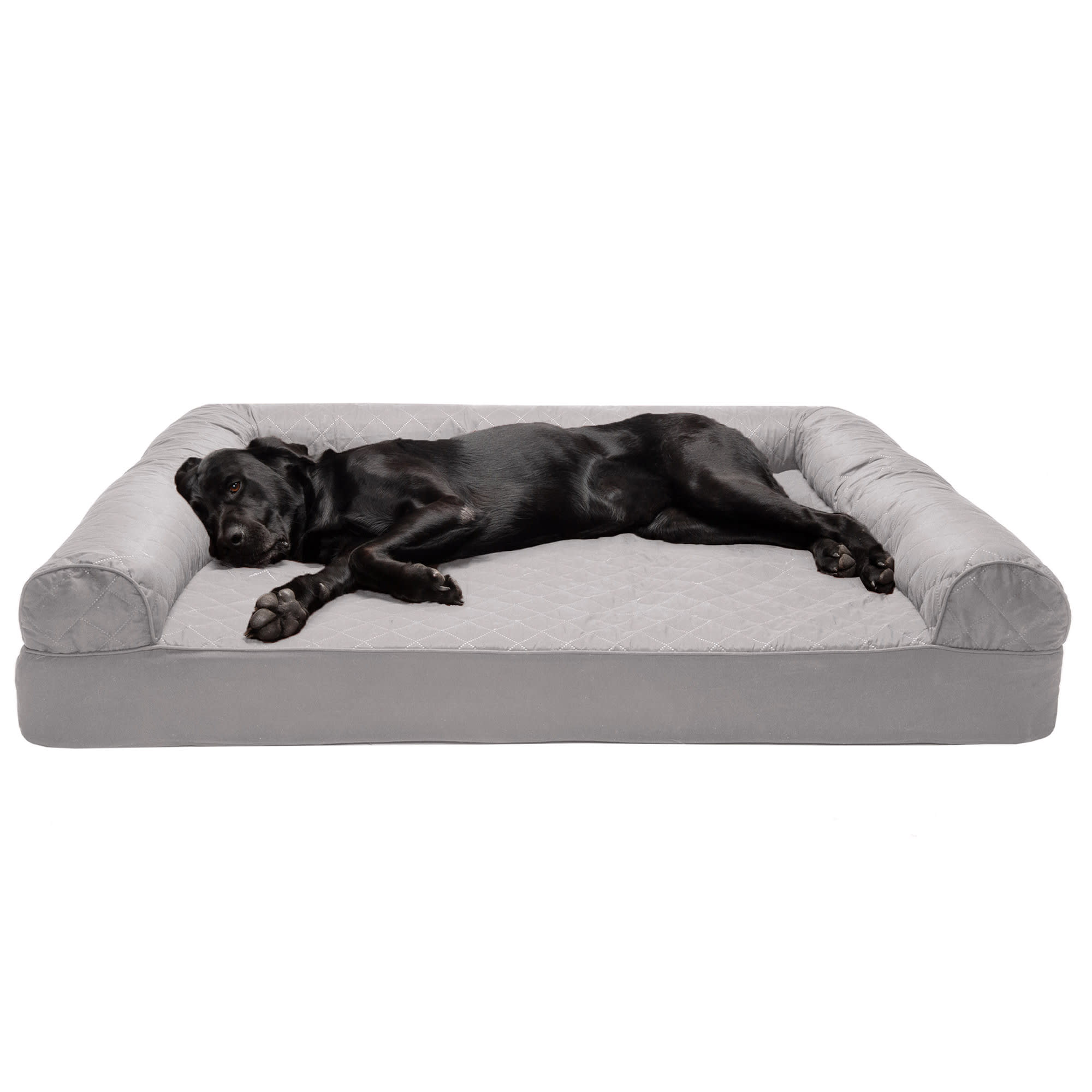 FurHaven Quilted Full Support Sofa Pet Bed, 20