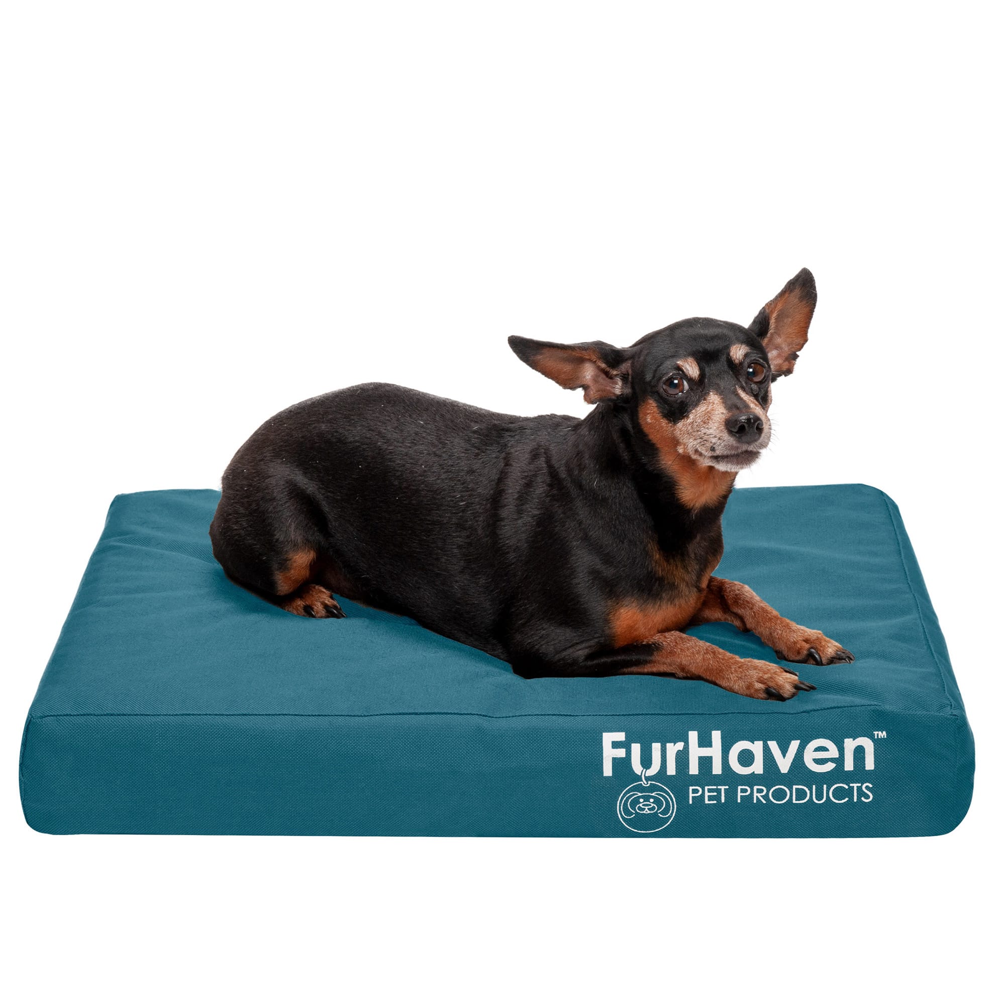 FurHaven Deep Lagoon Indoor/Outdoor Deluxe Full Support Pet Bed, 20