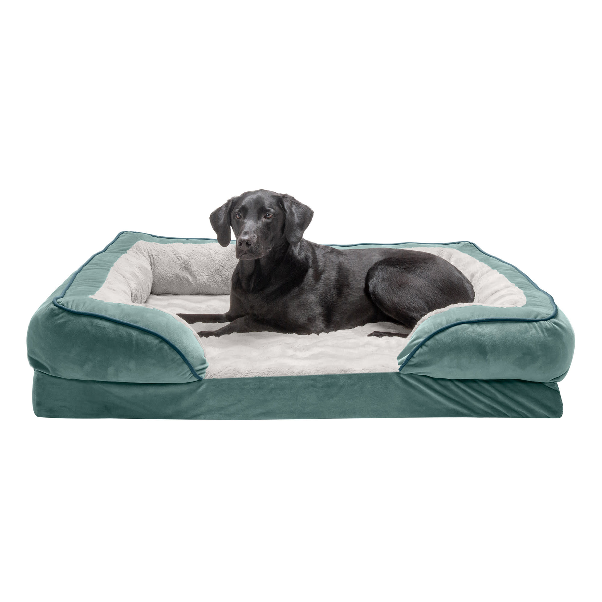 FurHaven Velvet Waves Perfect Comfort Orthopedic Sofa Bed for Dogs, 40
