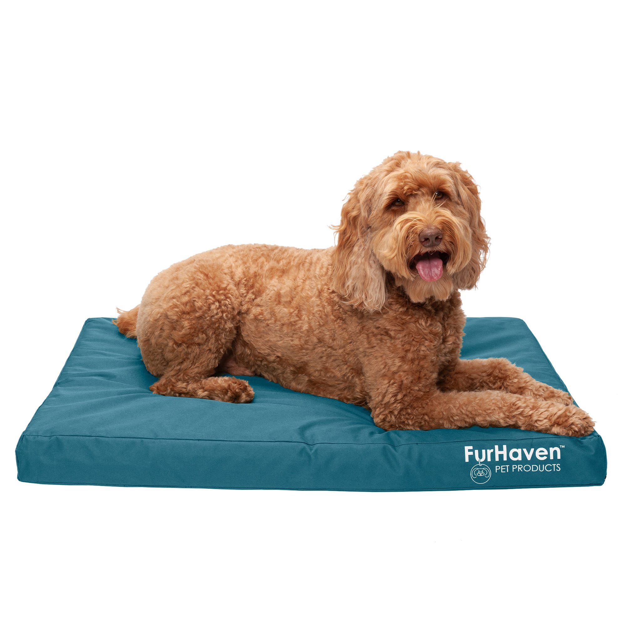FurHaven Indoor Outdoor Deluxe Full Support Pet Bed 30 L X 20 W X 3 H Stone Gray Petco