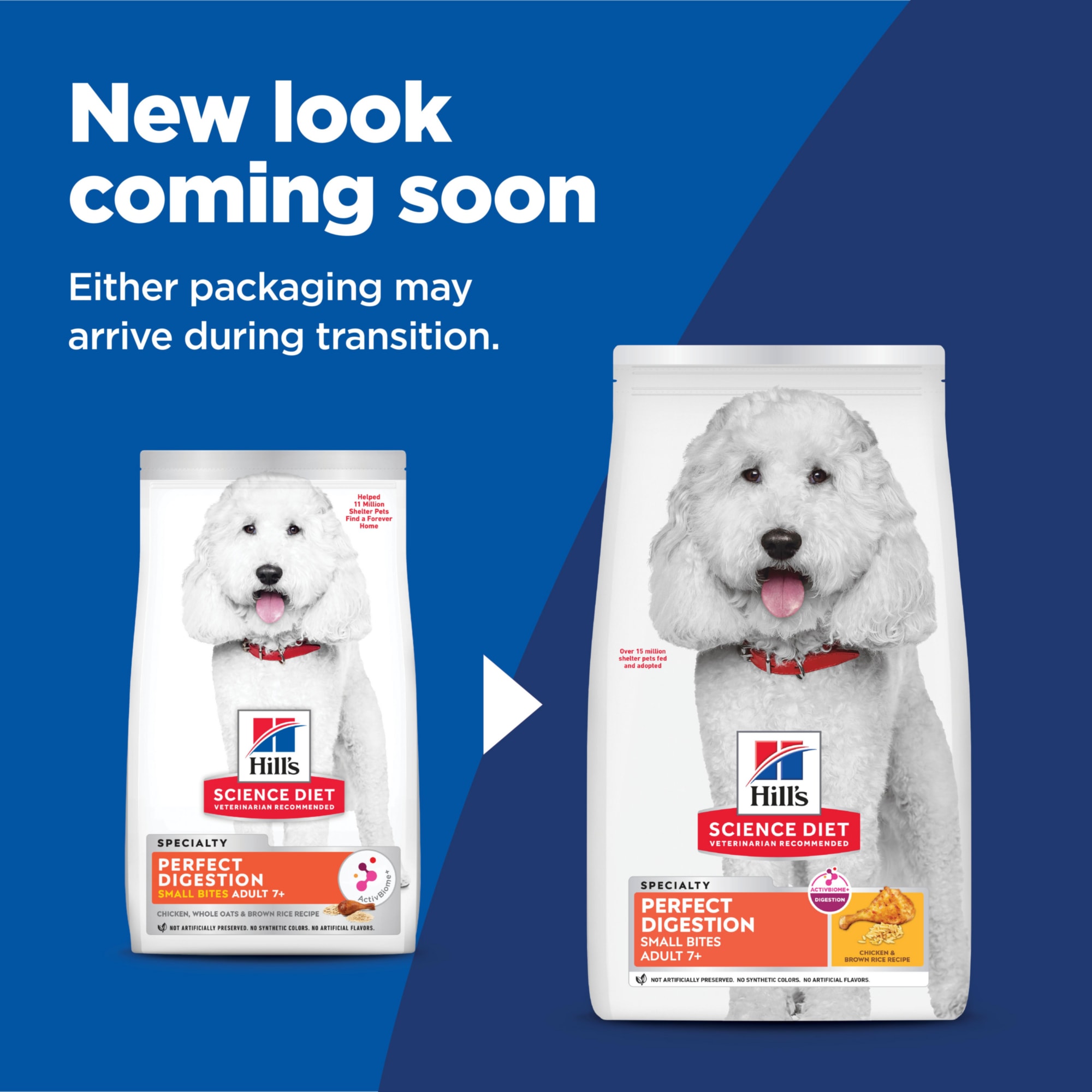 Hill's Science Diet Adult 7+ Perfect Digestion Chicken Dog Food