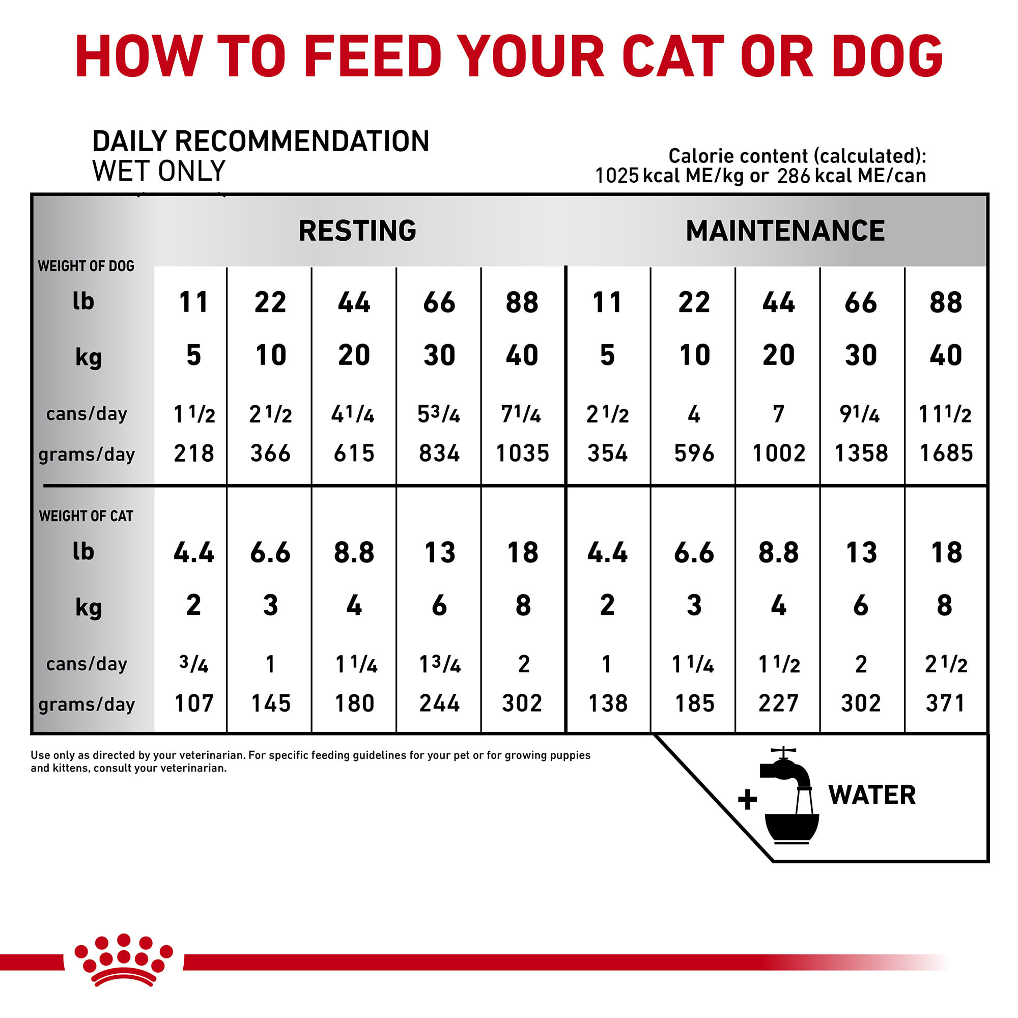 Royal Canin Veterinary Diet Feline And Canine Recovery Rs In Gel Canned Cat  and Dog Food, 5.8 oz