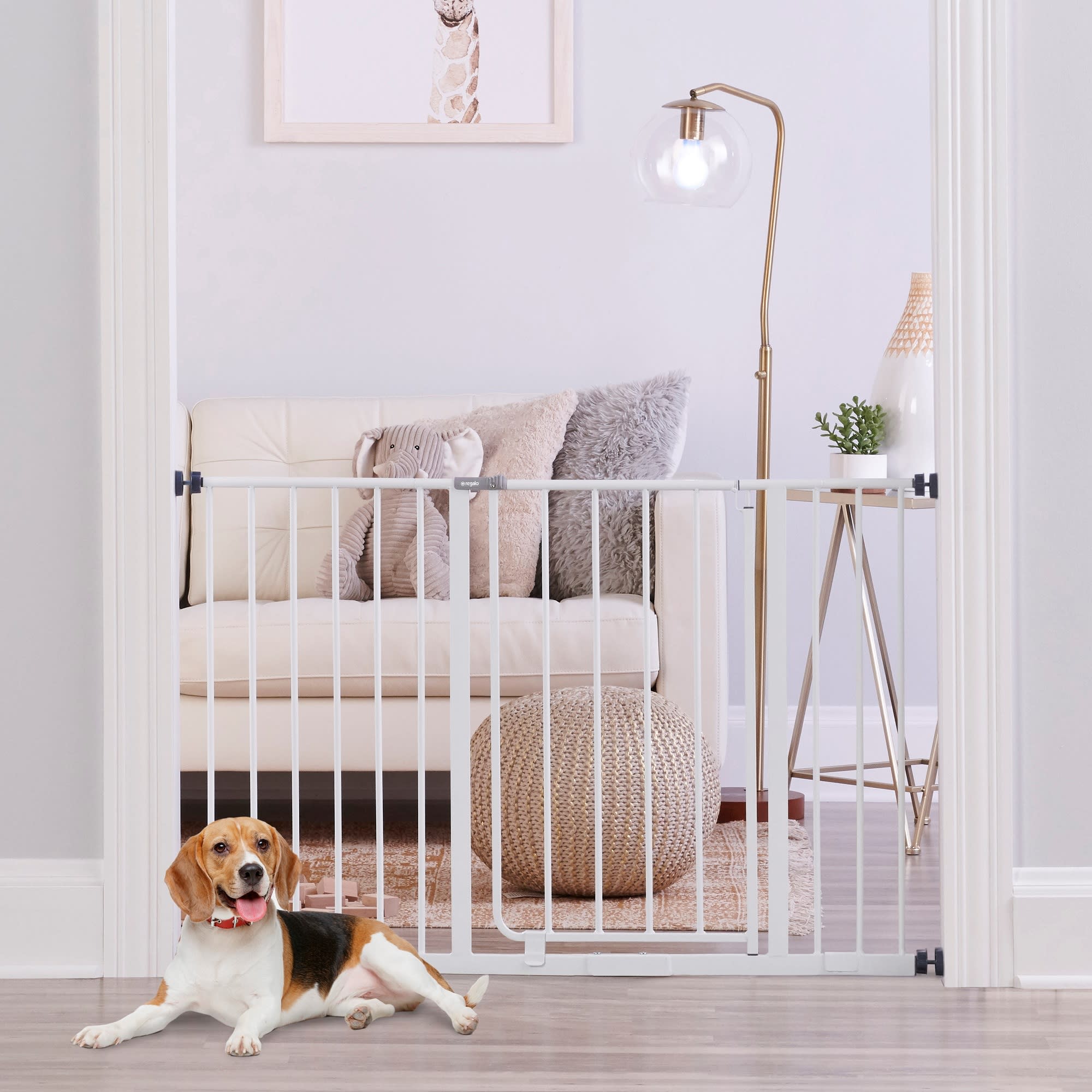 Regalo easy open 50 inch wide hot sale baby gate