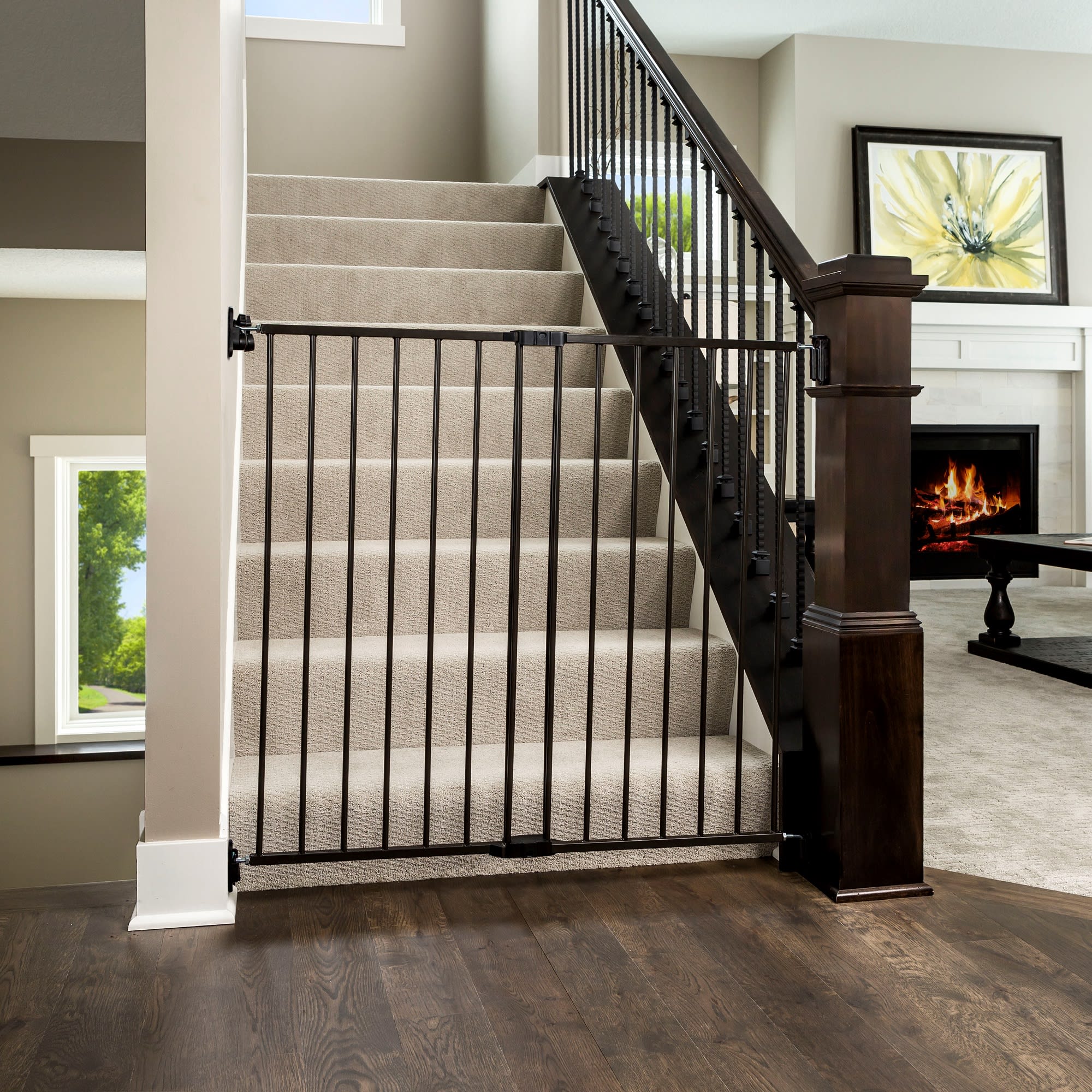 Tall pet hotsell gate for stairs