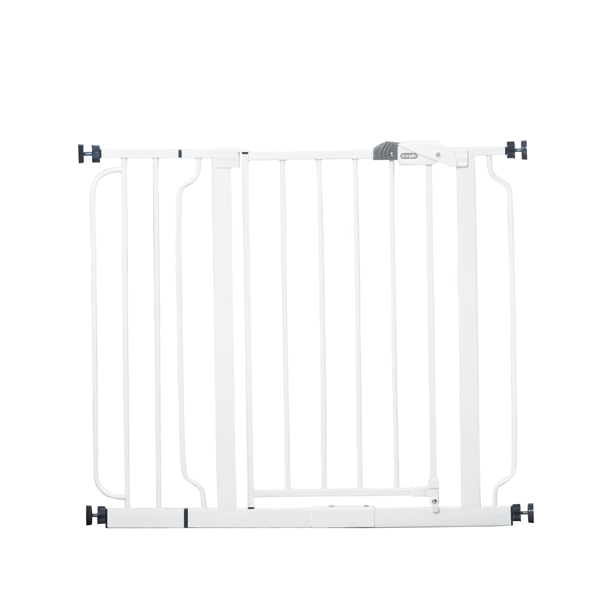 Regalo Easy Step Adjustable Metal Pet Gate & Safety Barrier