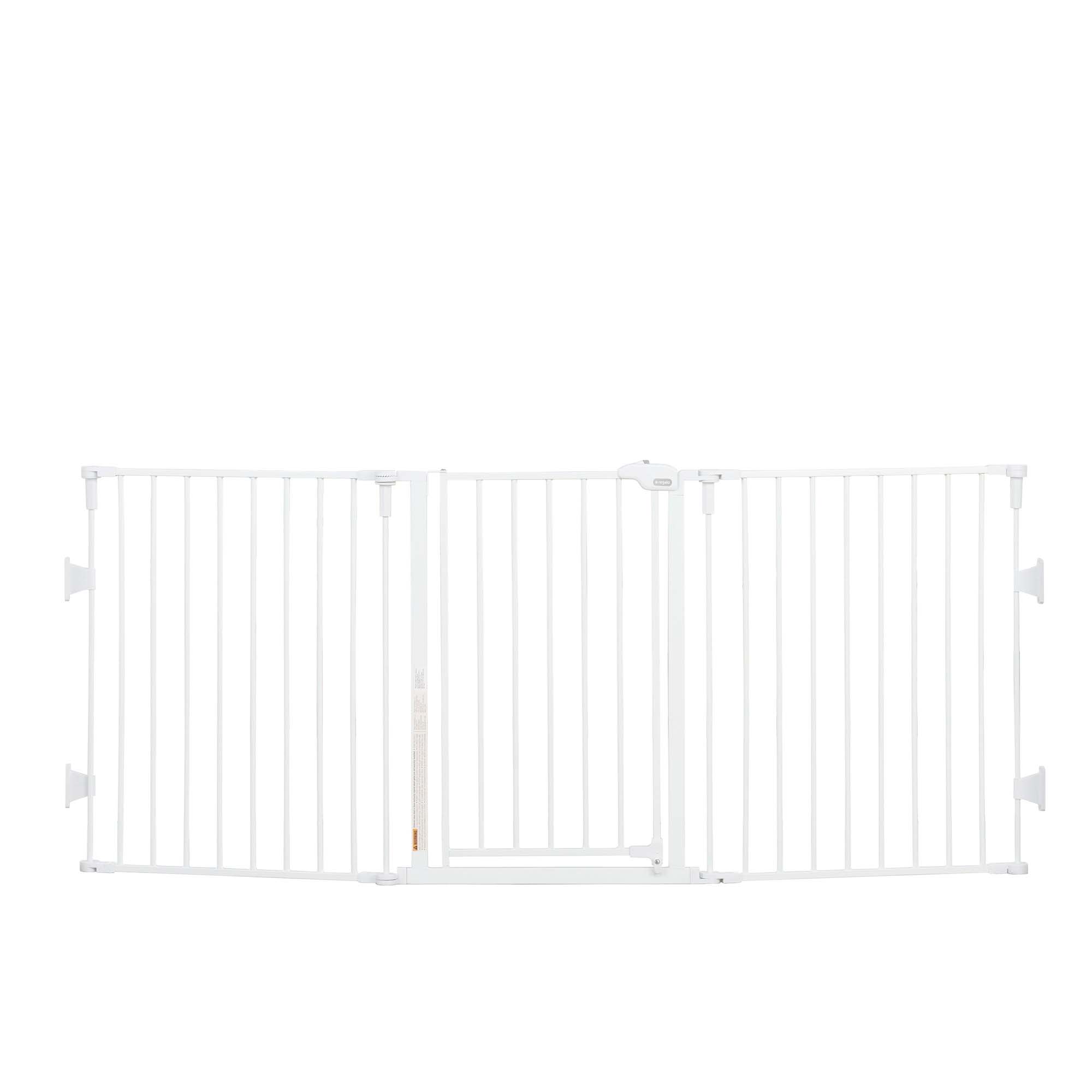 Regalo 76 Inch Super Wide Baby Gate  3-Panel Baby Safety Gate  Configurable  Age Group 6 to 24 Months