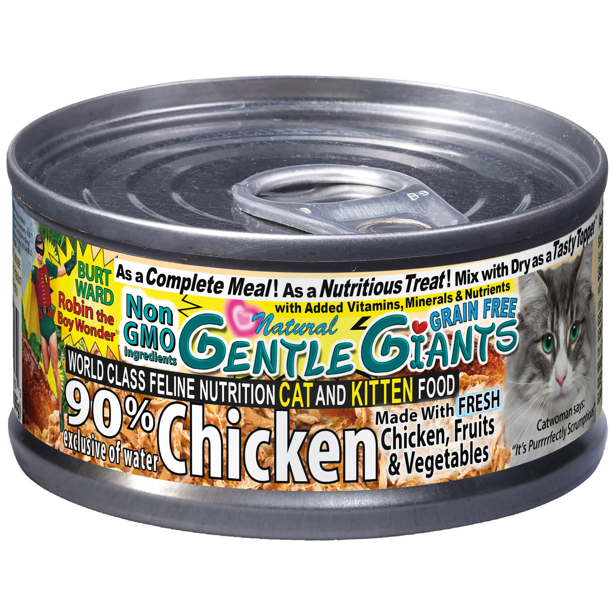 Gentle Giants NonGMO Chicken Cat and Kitten Can Food 3 oz. Case