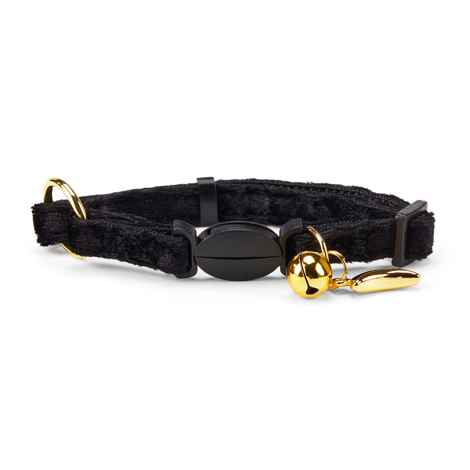 Breakaway Cat Collar with Bell - Yellowstone Y Logo Black/White