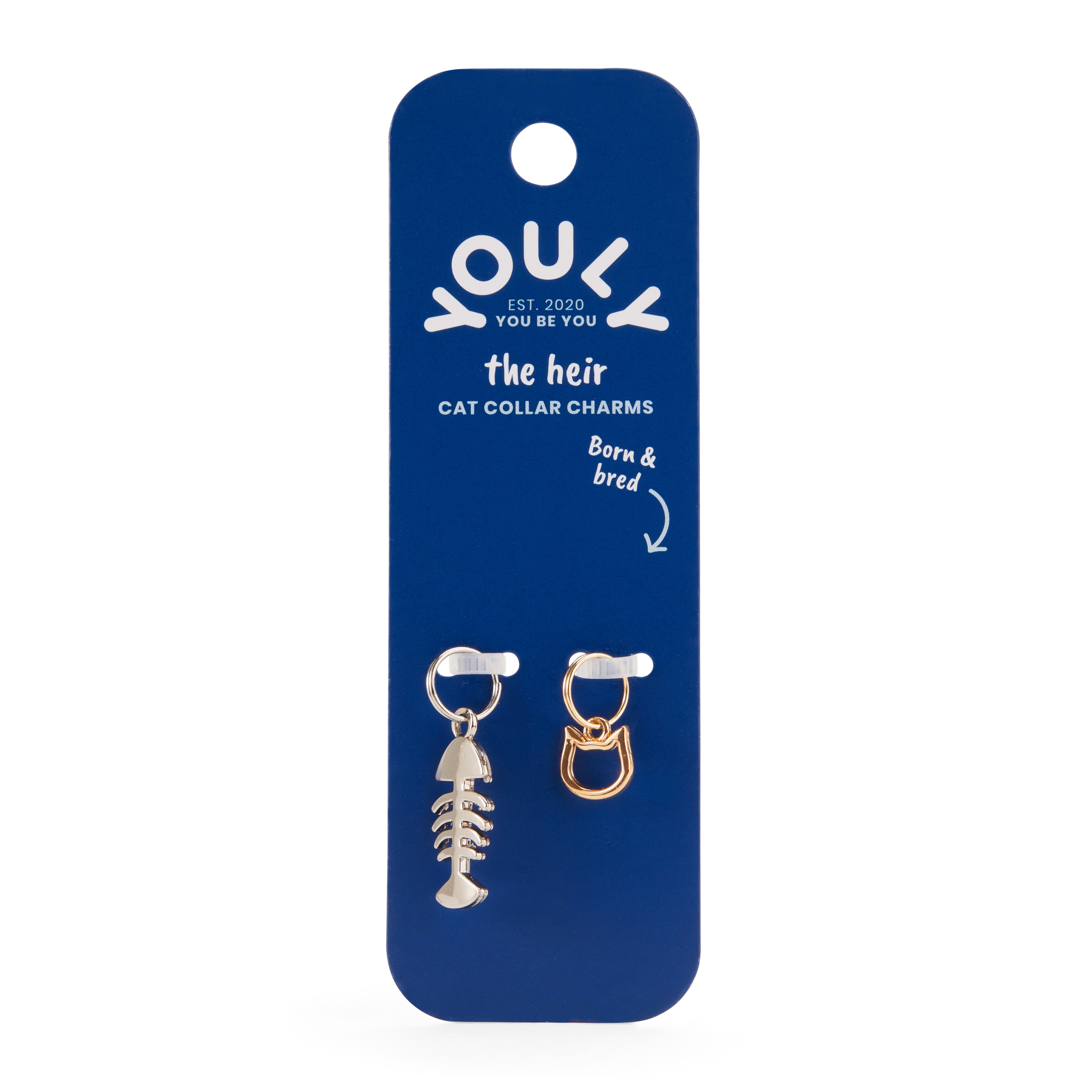 Cat shop collar charm