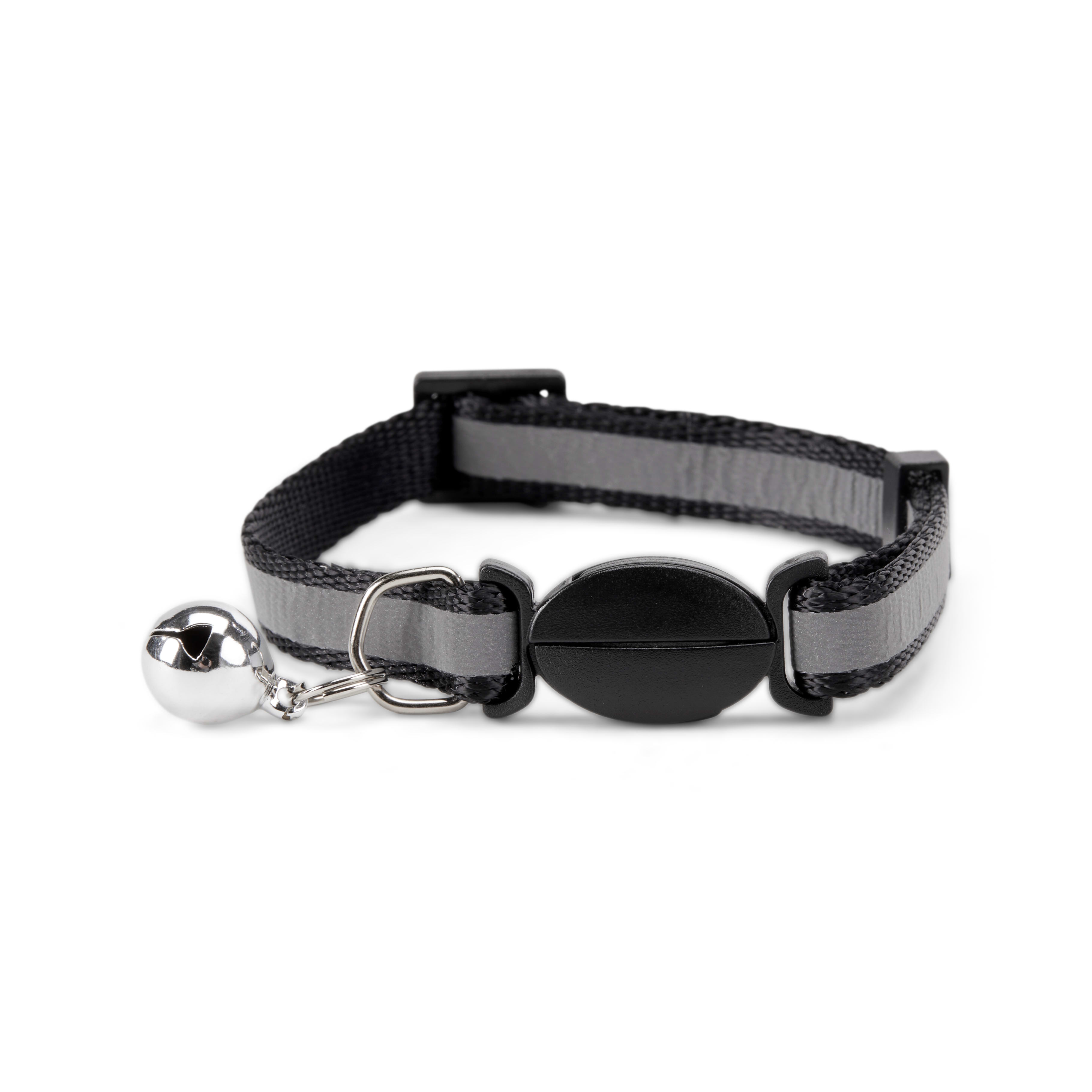 Breakaway Cat Collar with Bell - Yellowstone Y Logo Black/White —  Buckle-Down