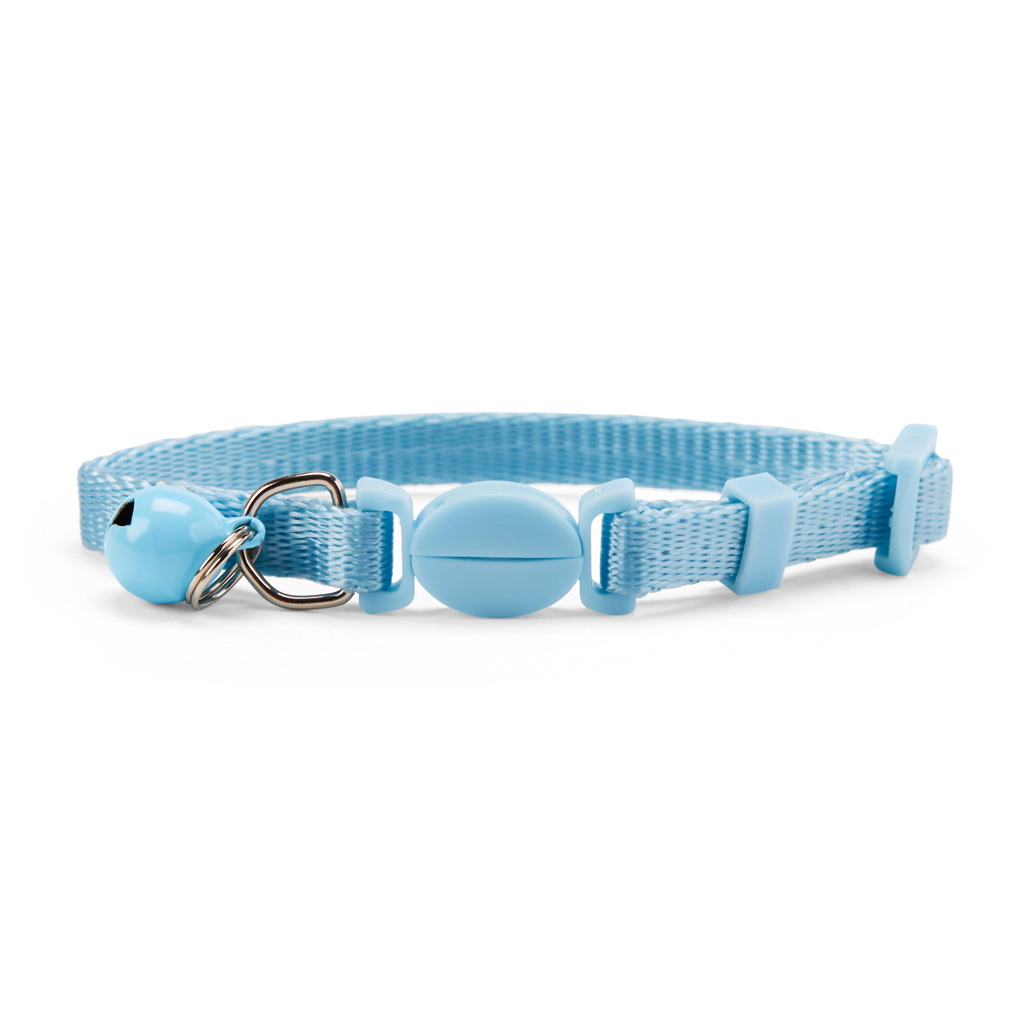 Blue shop kitten collar